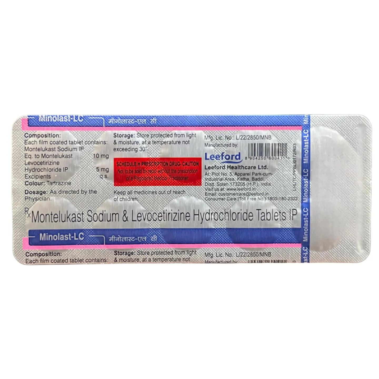 Minolast Lc Tablet product image