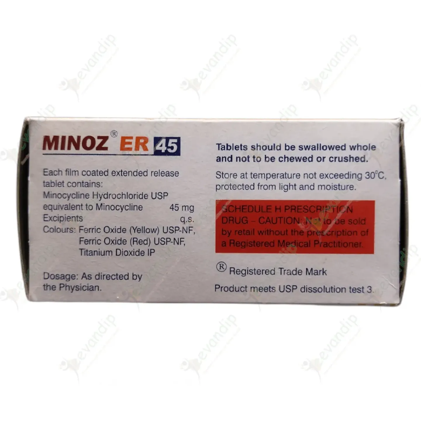 Minoz Er 65mg Tablet product image
