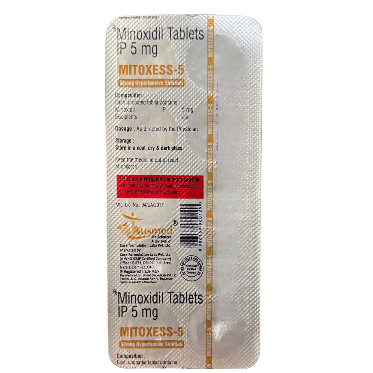 Mitoxess 5 Tablet product image