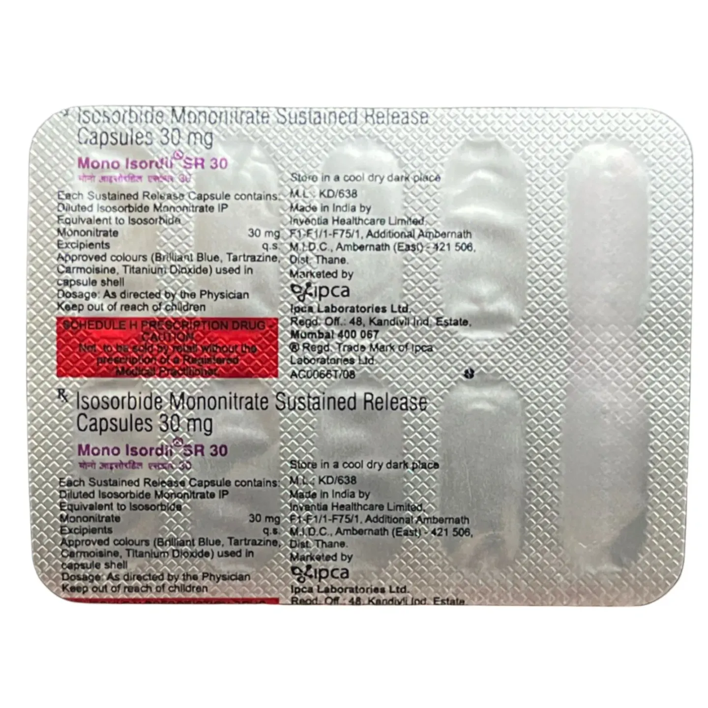 Mono Isordil Sr 30 Capsule product image