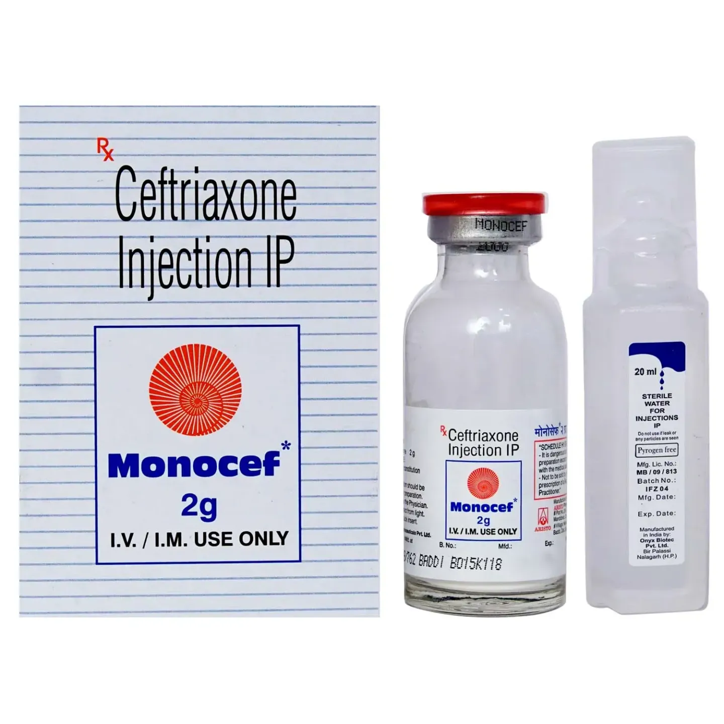 Monocef 2g Injection product image