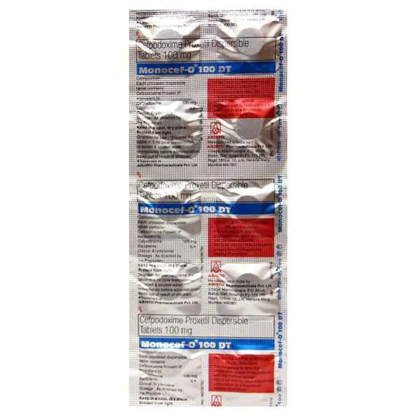 Monocef O 100 Dt Tablet product image