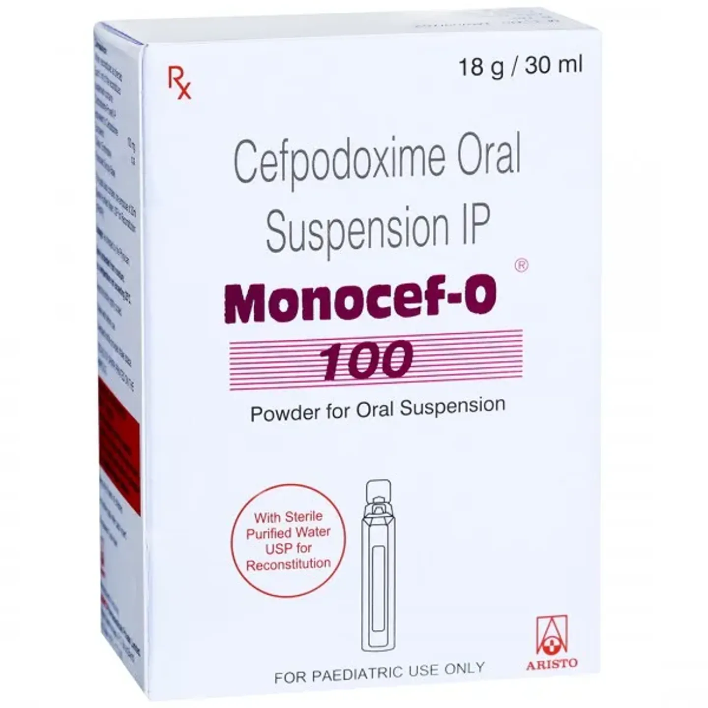 Monocef O 100mg Suspension 30ml product image