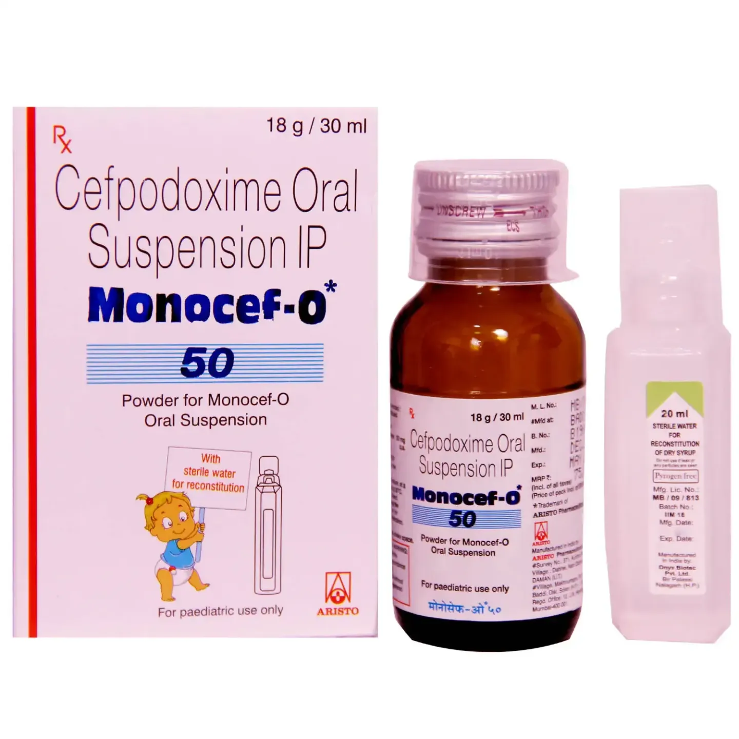 Monocef O 50 Syrup product image