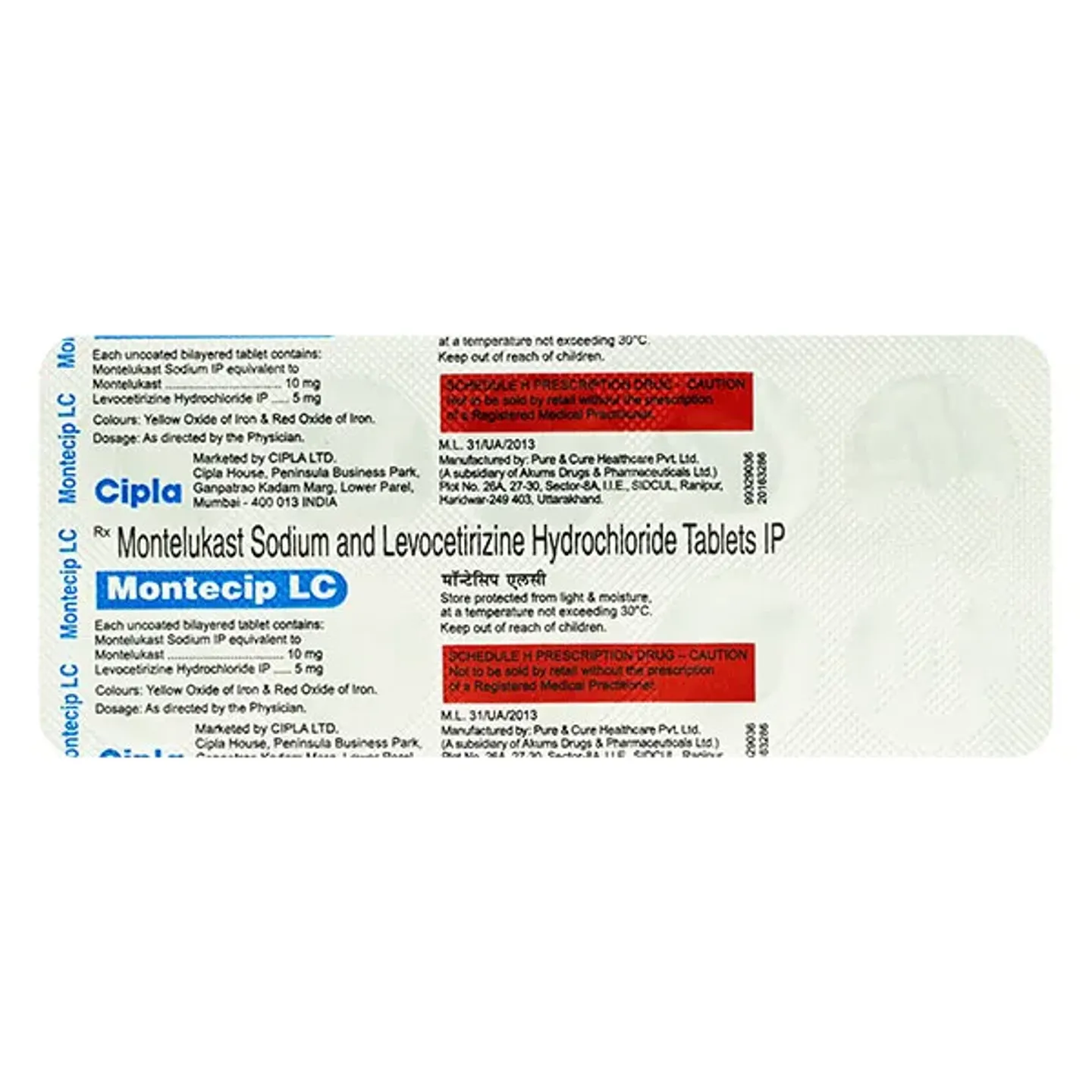 Montecip Lc Tablet product image