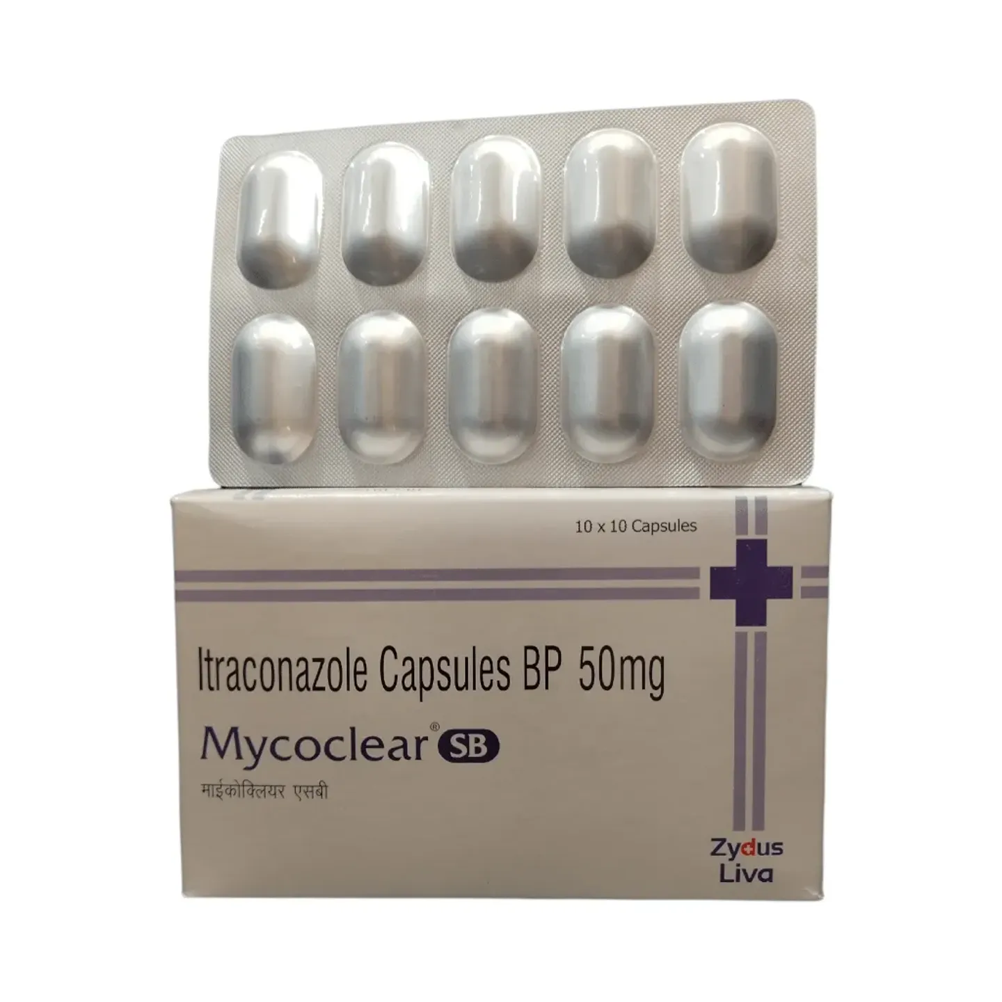 Mycoclear Sb 50mg Capsules product image