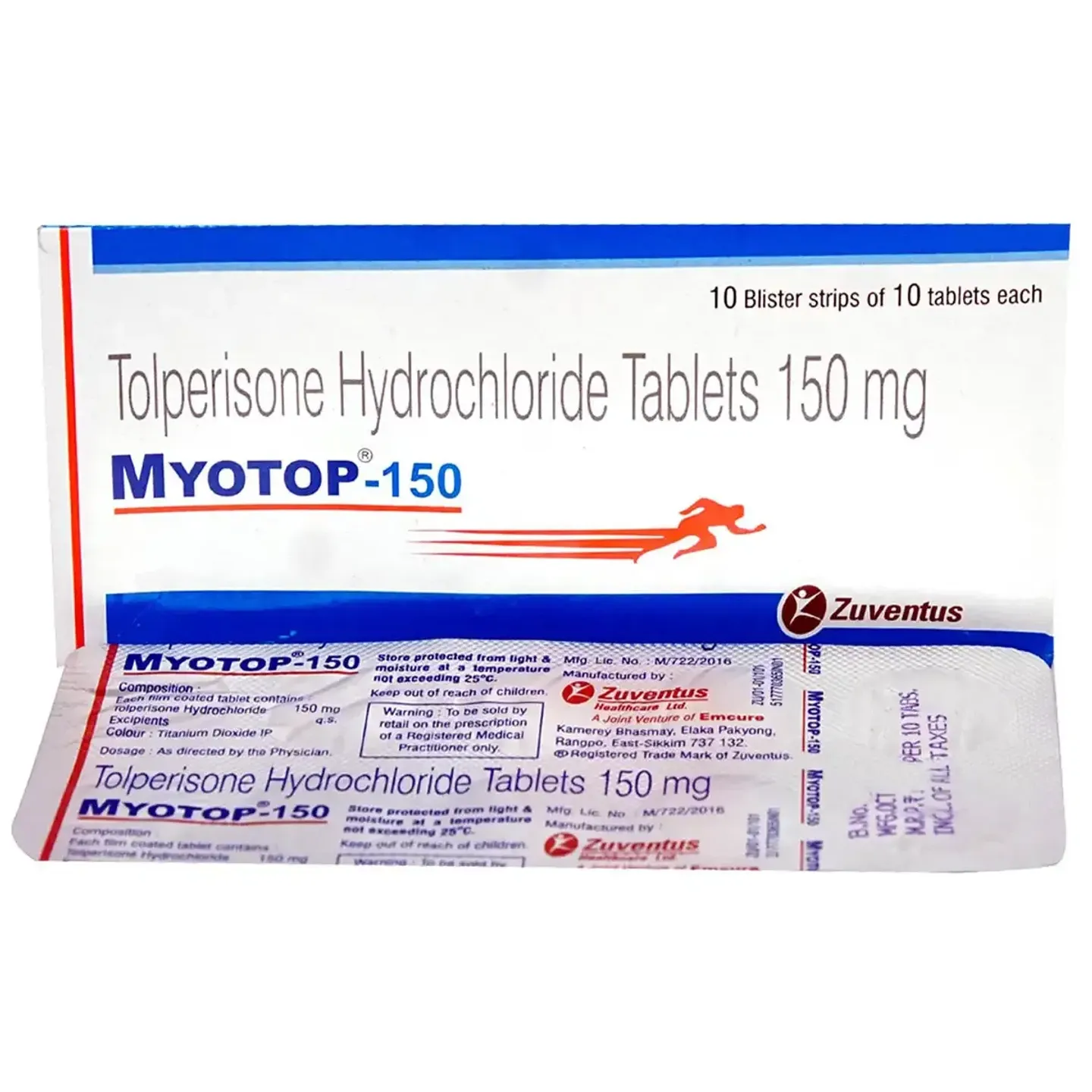 Myotop 150 Tablet product image
