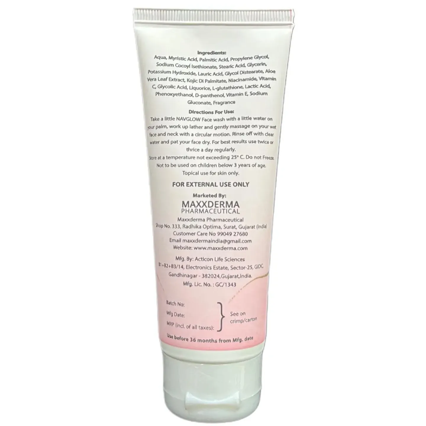 Navglow Face Wash 70gm product image