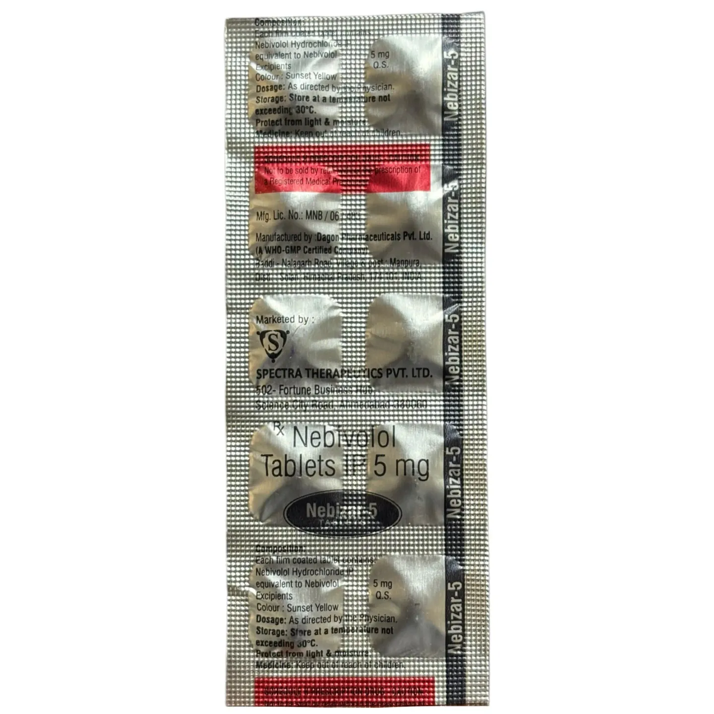 Nebizar 5 Tablet product image