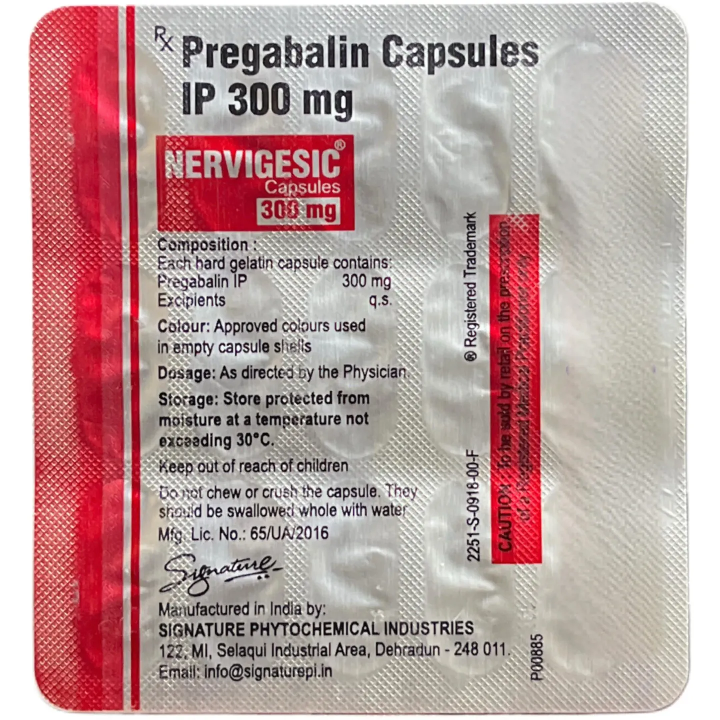Nervigesic 300 Capsule product image