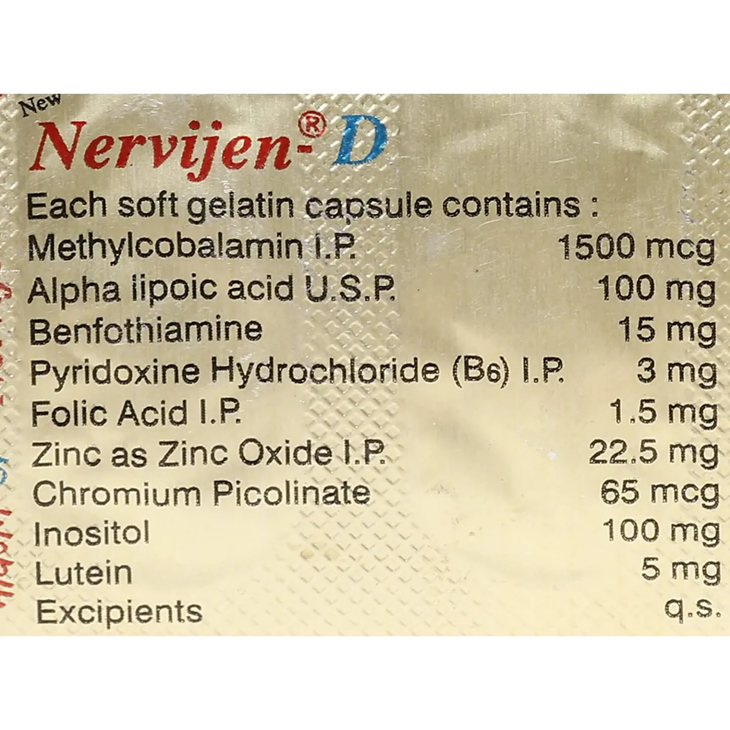 Nervijen D Capsule product image