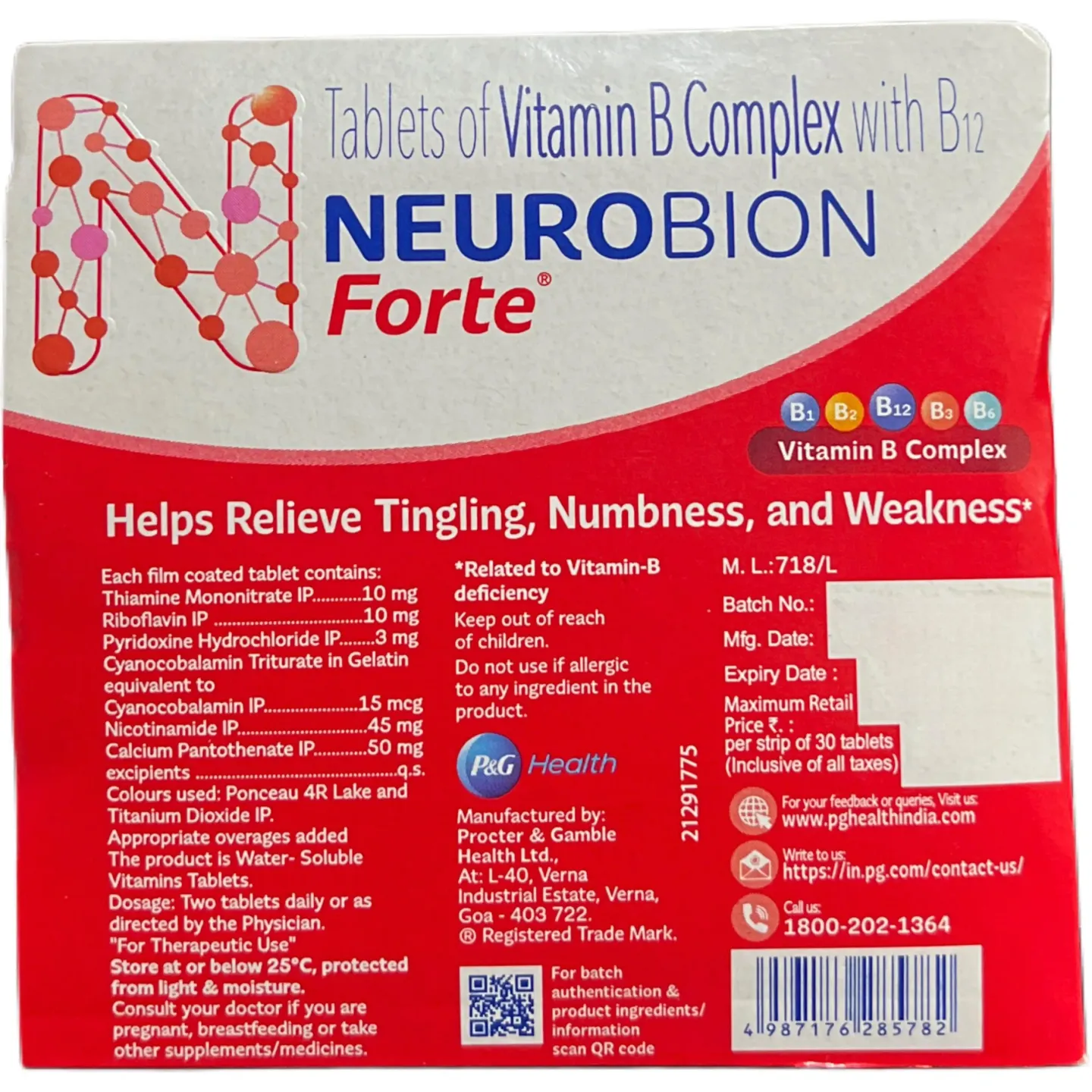 Neurobion Forte Tablet product image