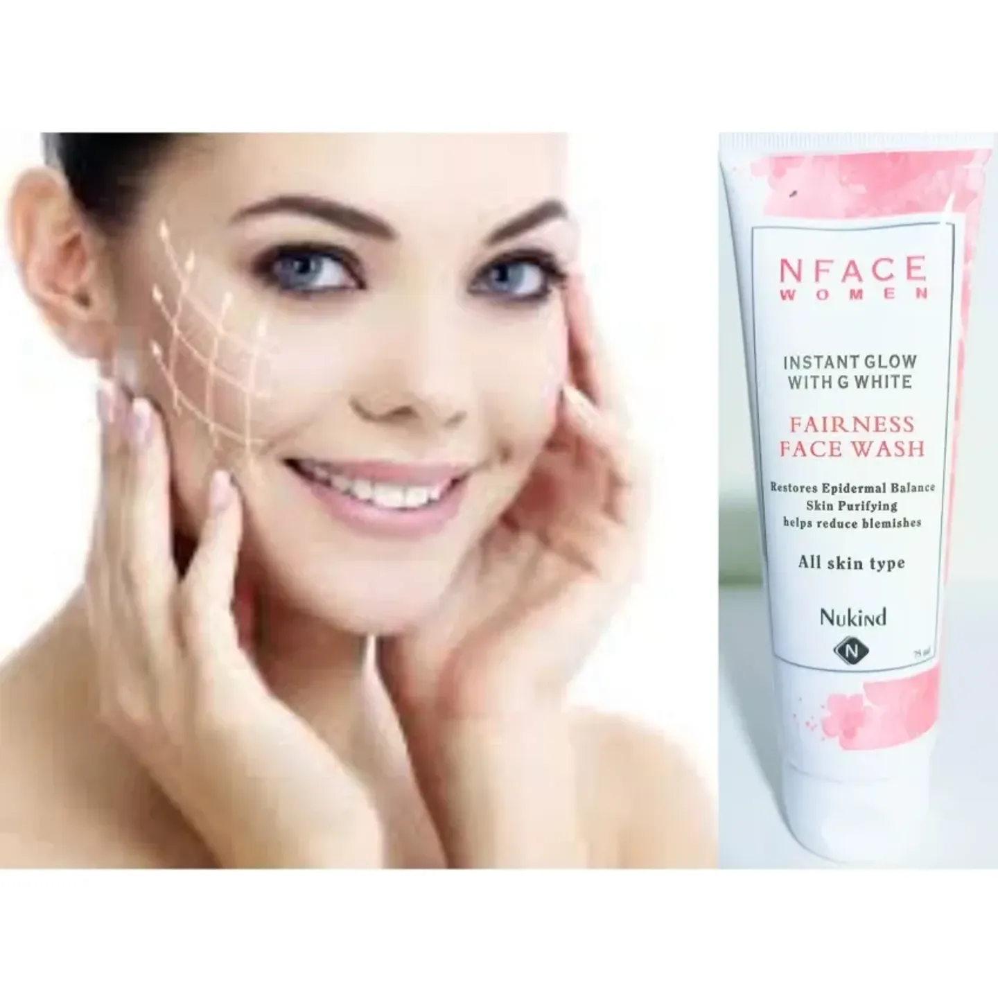 Nface Women Face Wash 75ml product image
