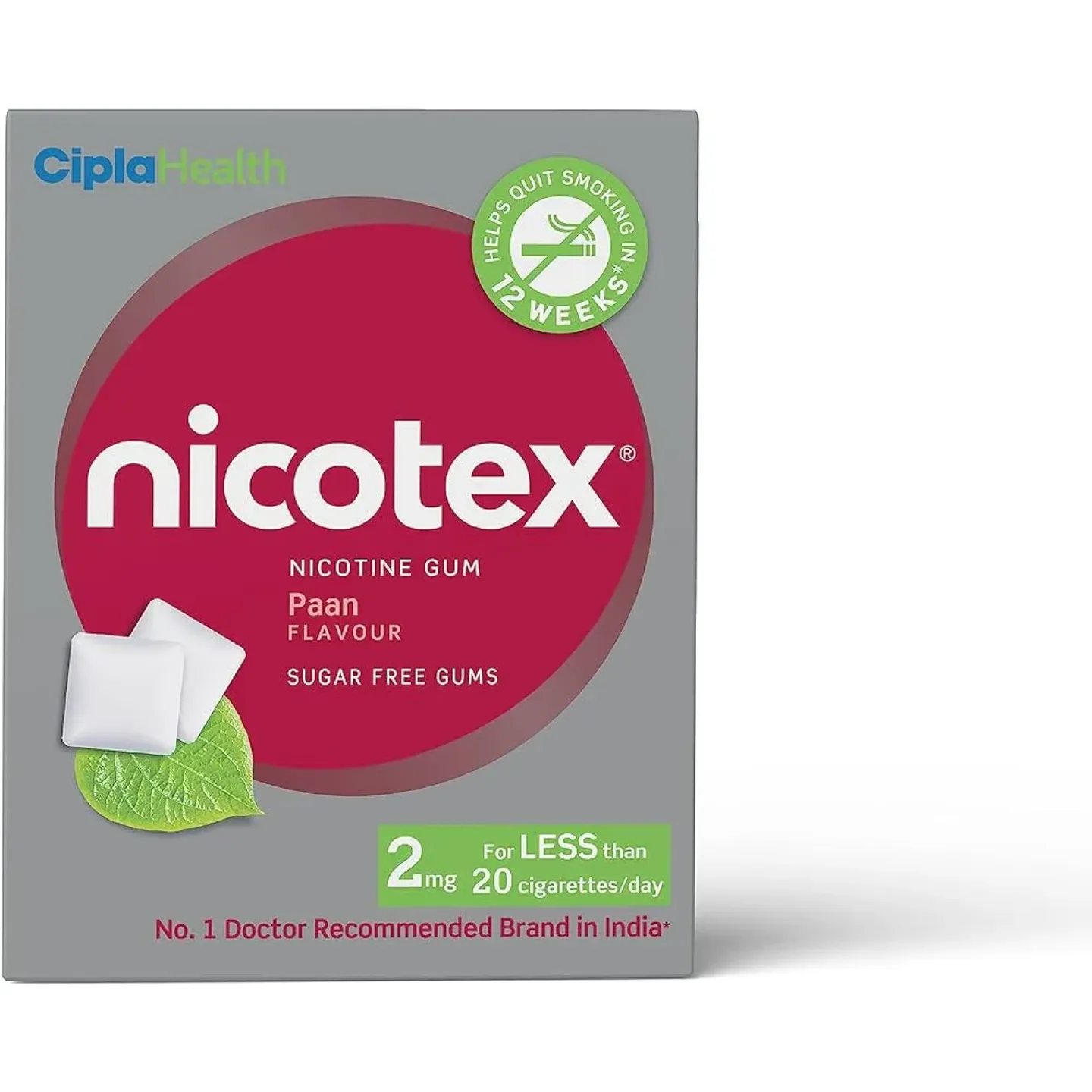 Nicotex 2mg Paan Gum product image
