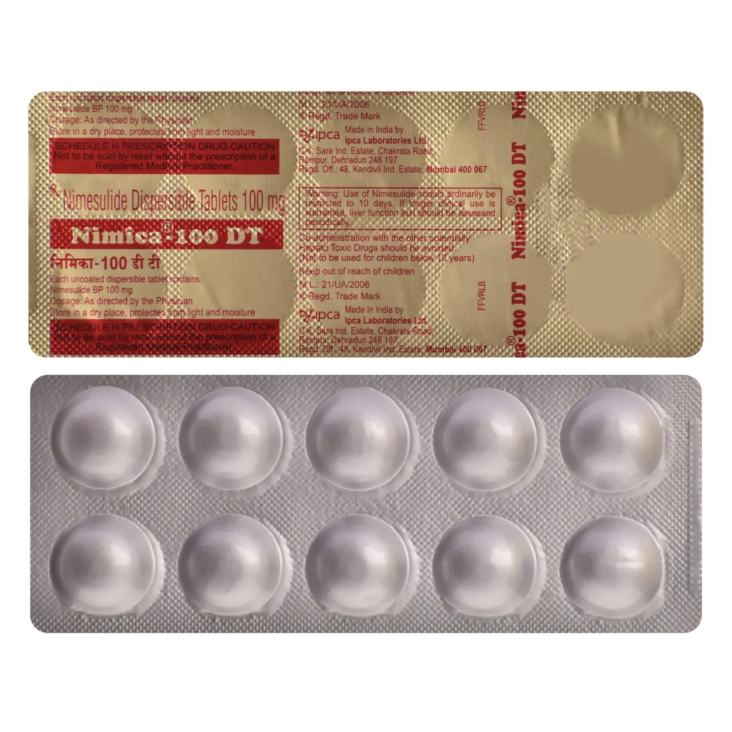 Nimica 100 Dt Tablet product image