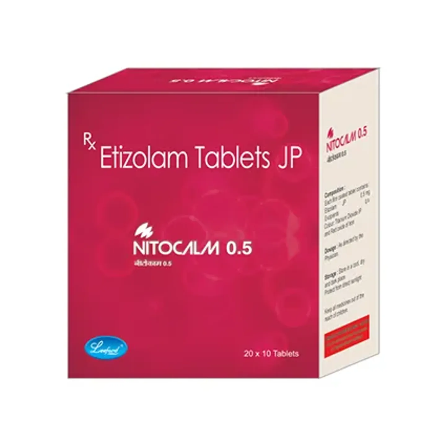 Nitocalm 0.5 Tablet product image