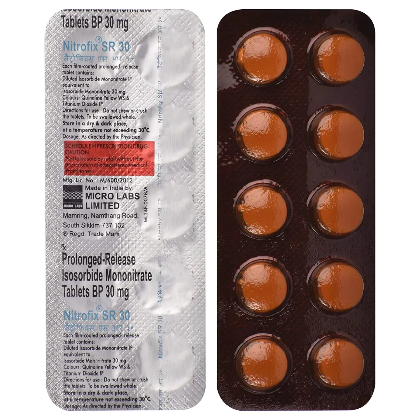 Nitrofix Sr 30 Tablet product image