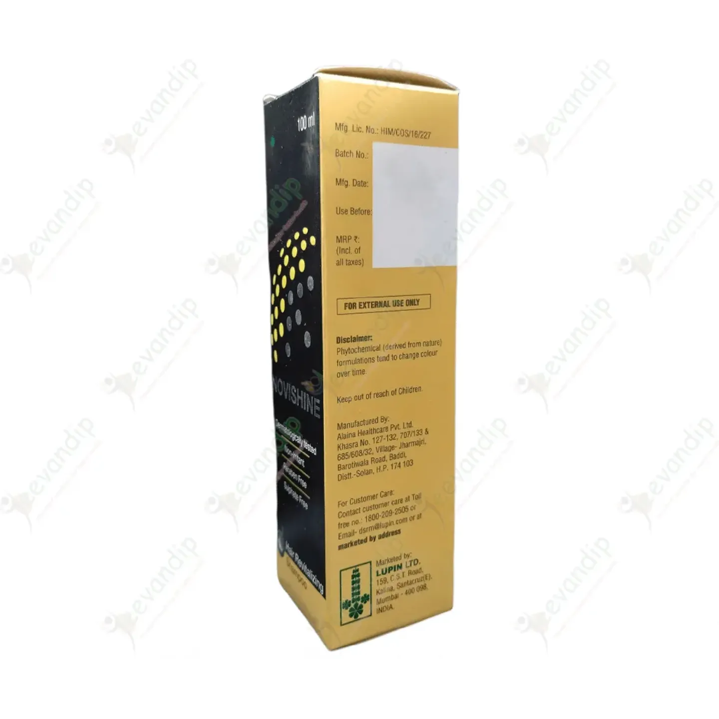 Novishine Hair Revitalizing Shampoo 100ml product image