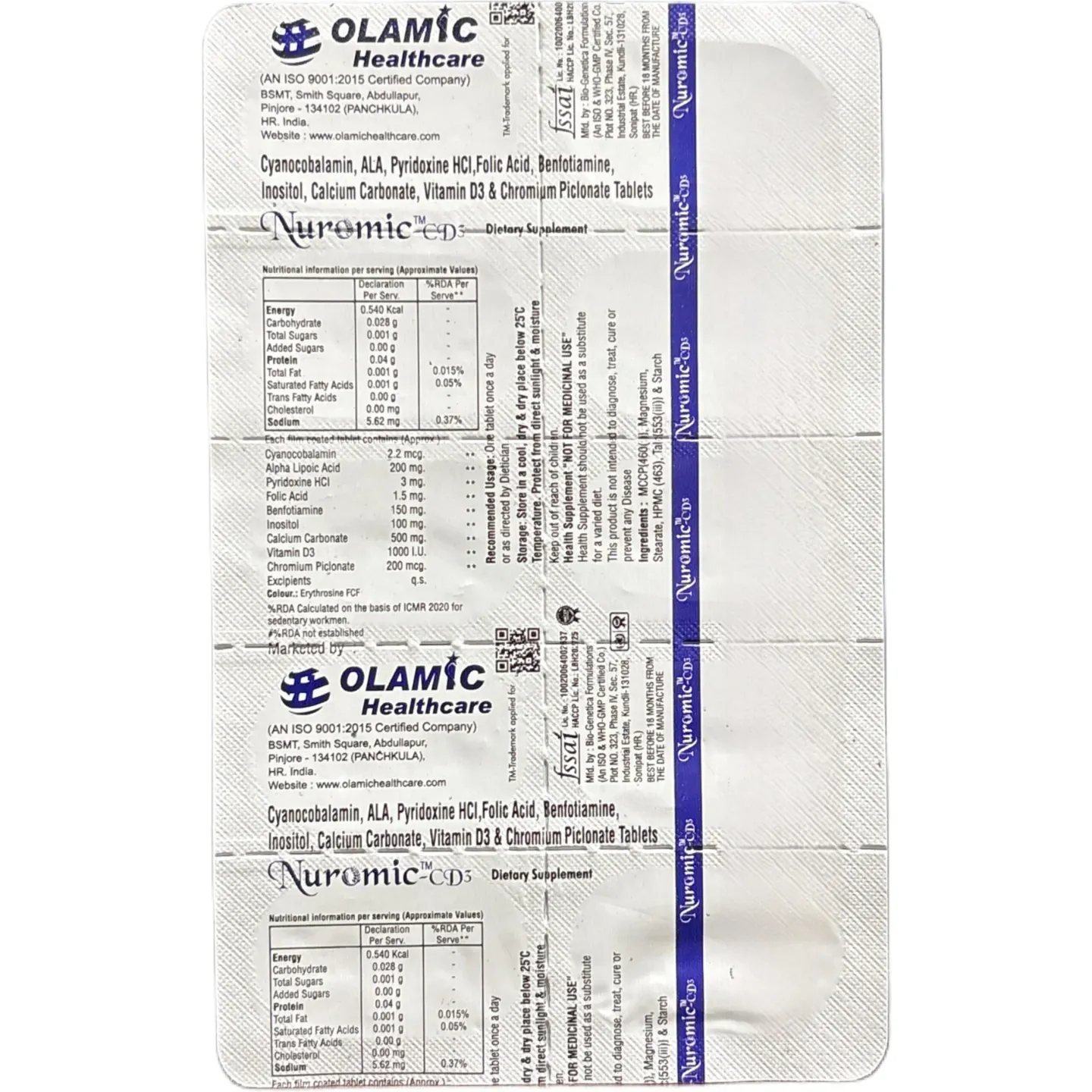 Nuromic Cd3 Tablet product image