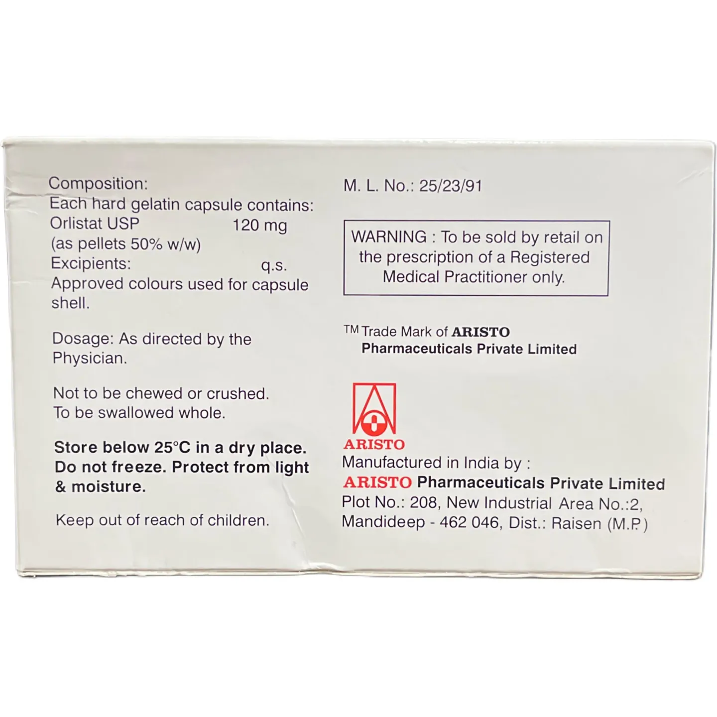 O-stat 120 Capsule product image