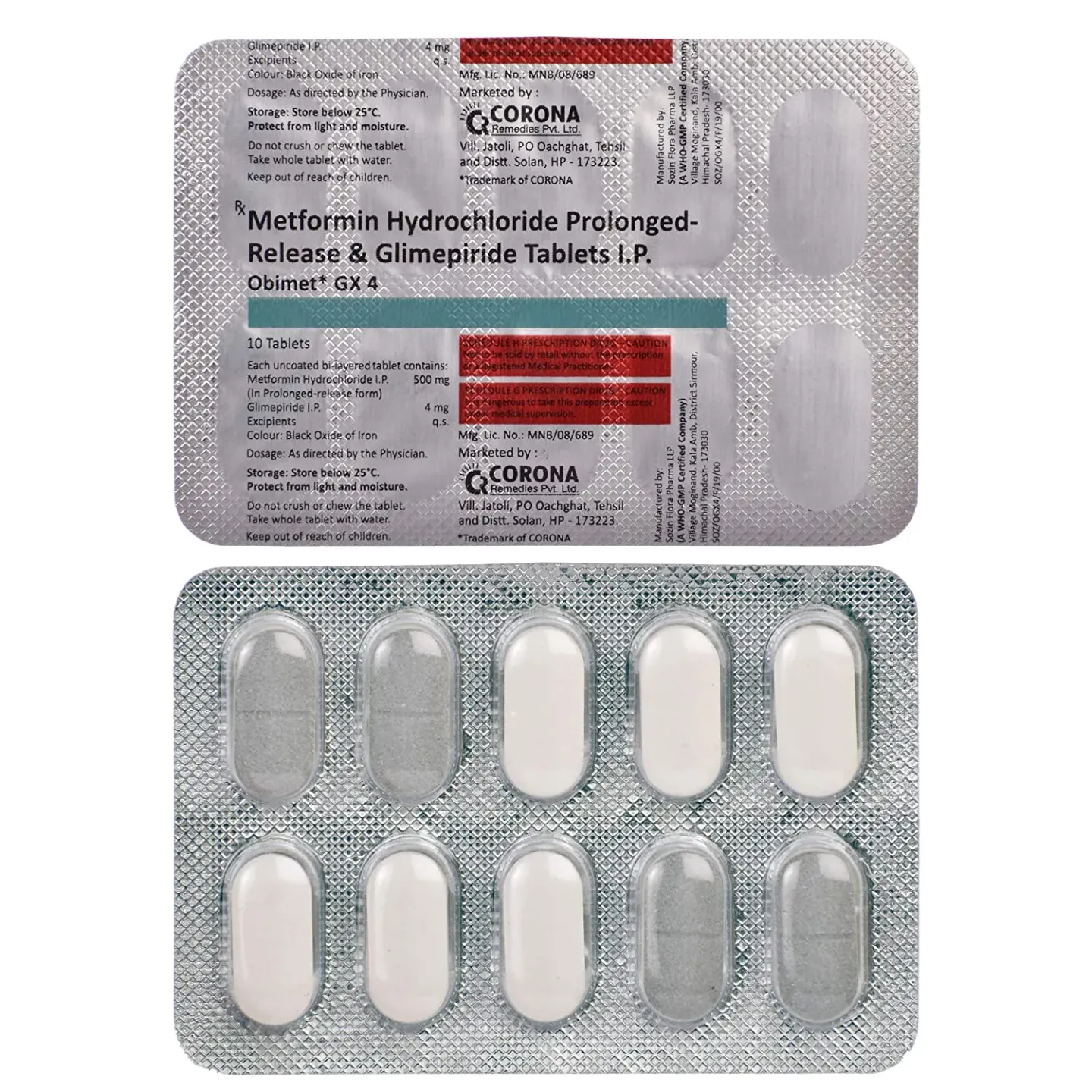 Obimet Gx 4 Tablet product image