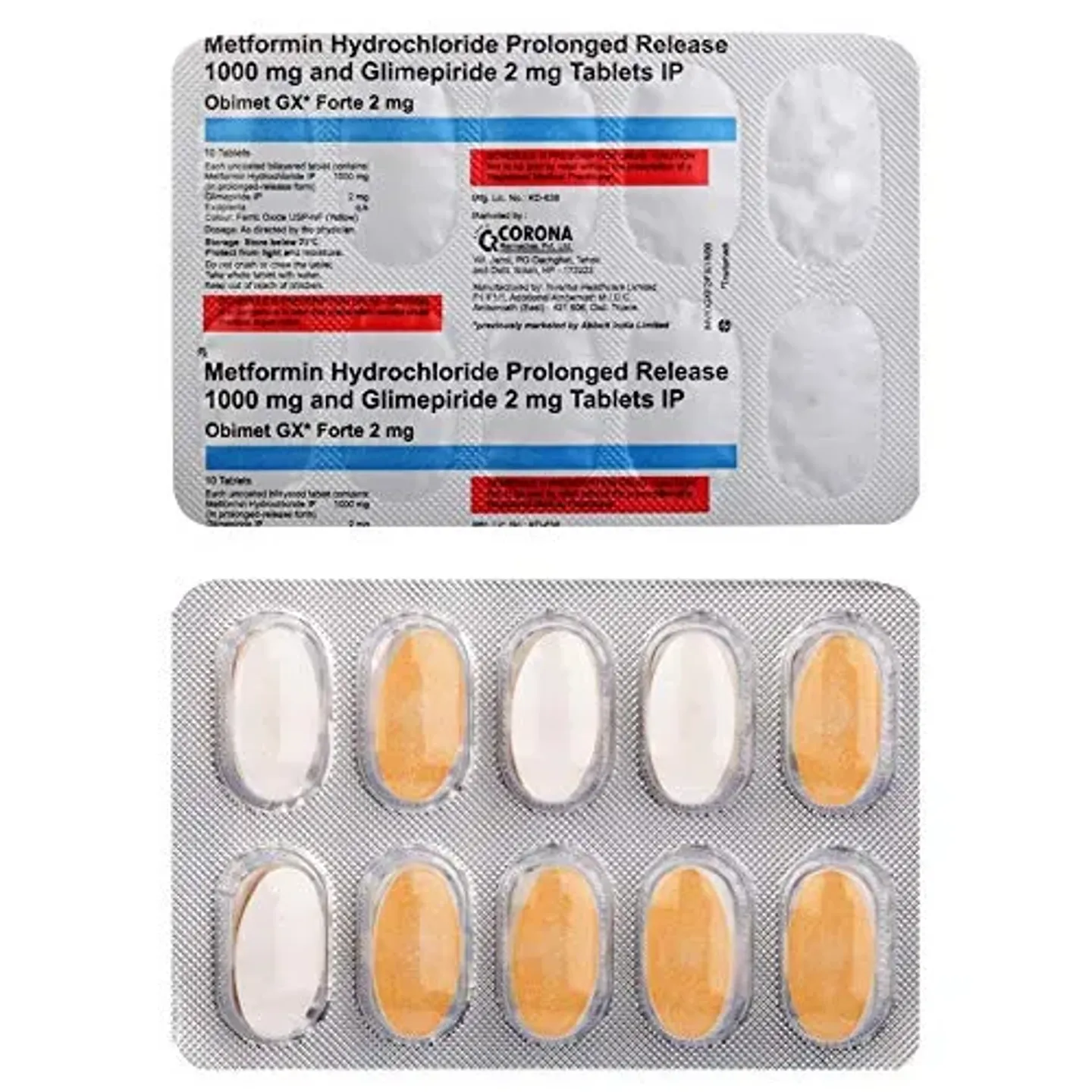 Obimet Gx Forte 2 Tablet product image