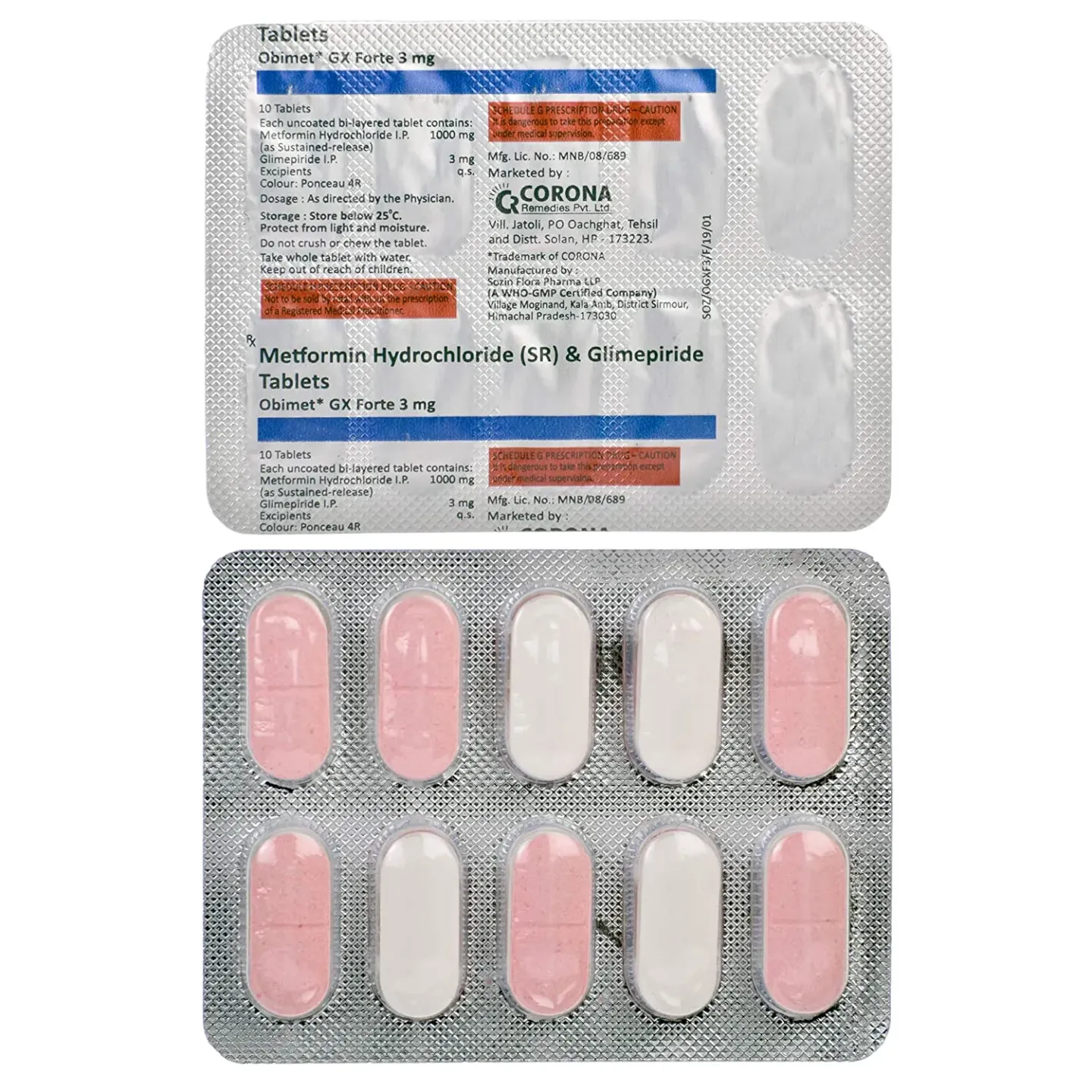 Obimet Gx Forte 3 Tablet product image