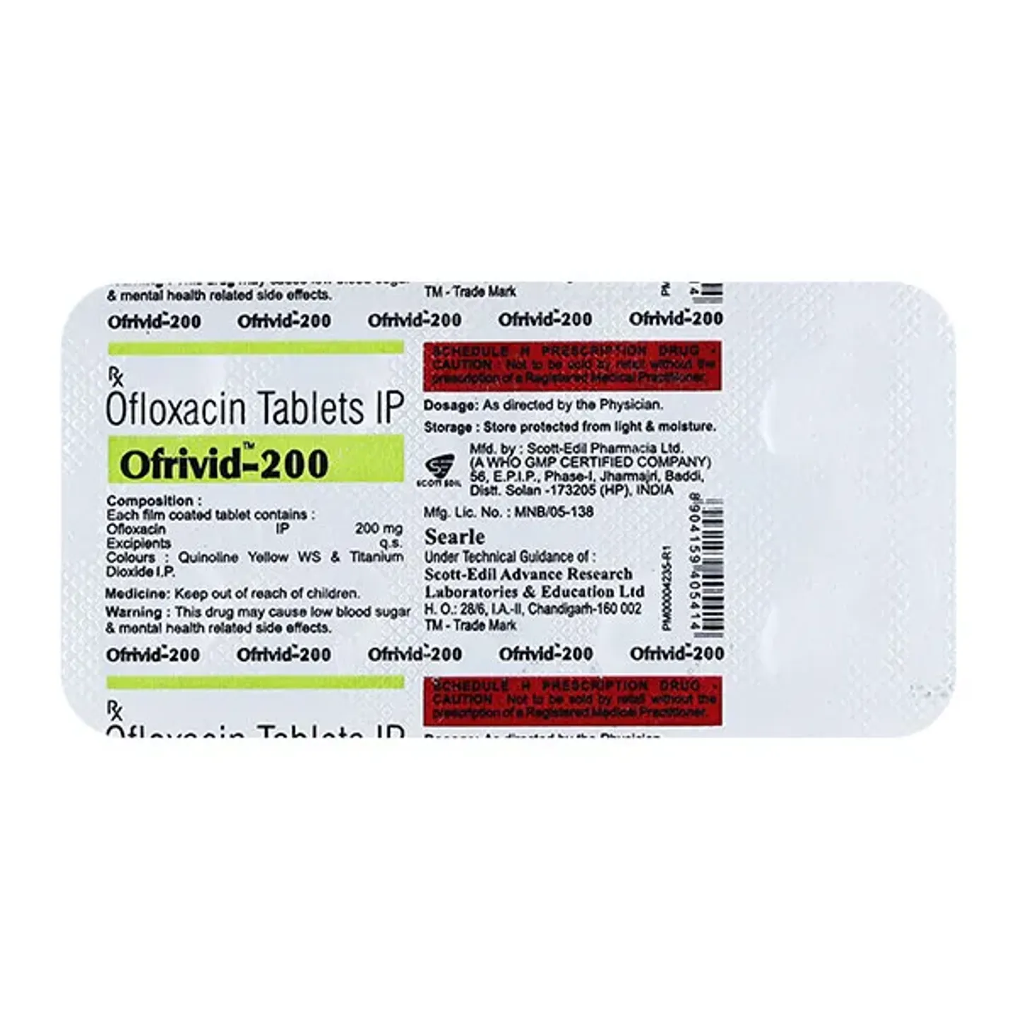 Ofrivid 200 Tablet product image