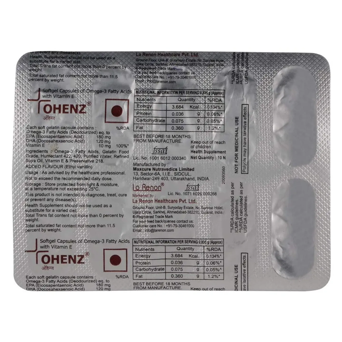 Ohenz Capsule product image