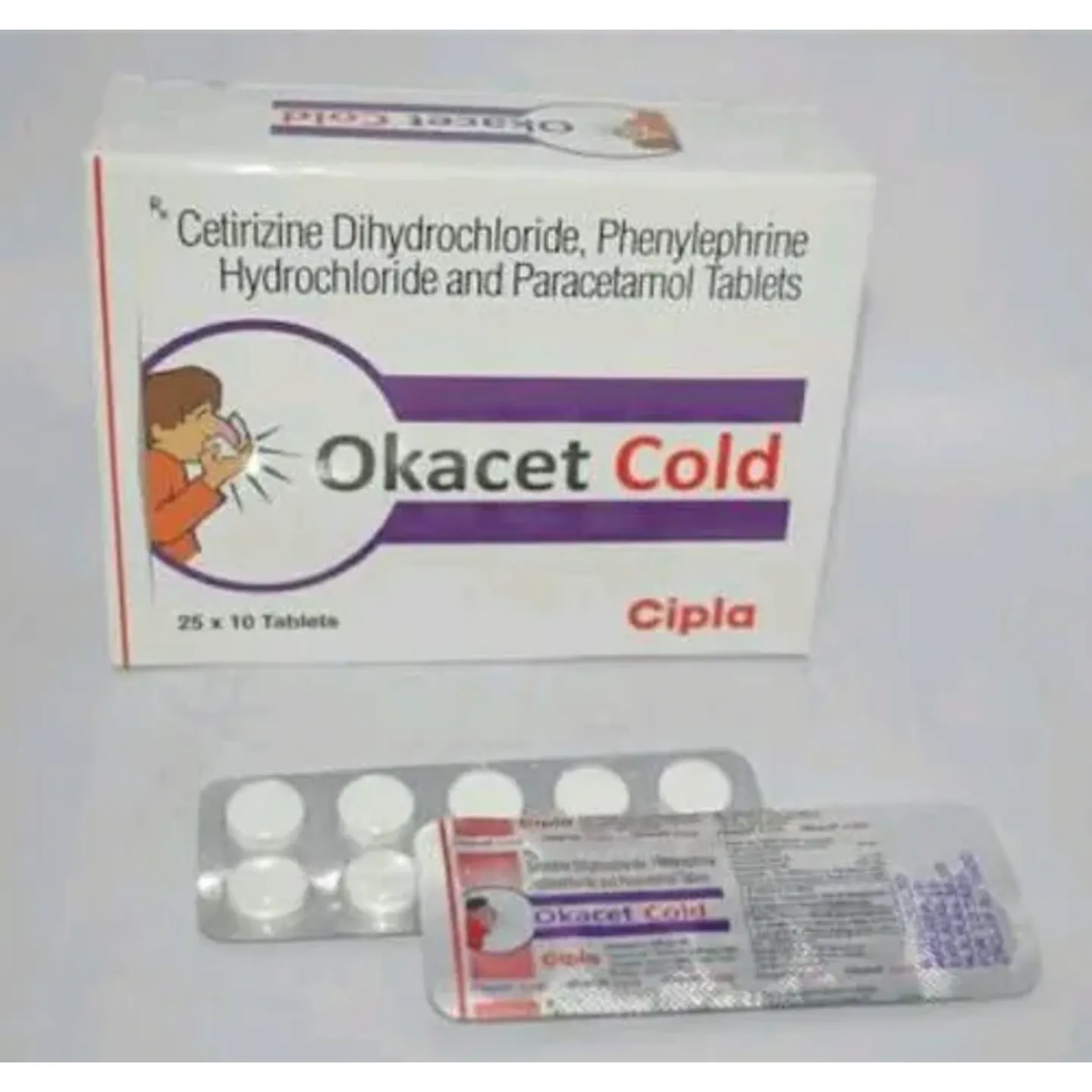 Okacet Cold Tablet product image