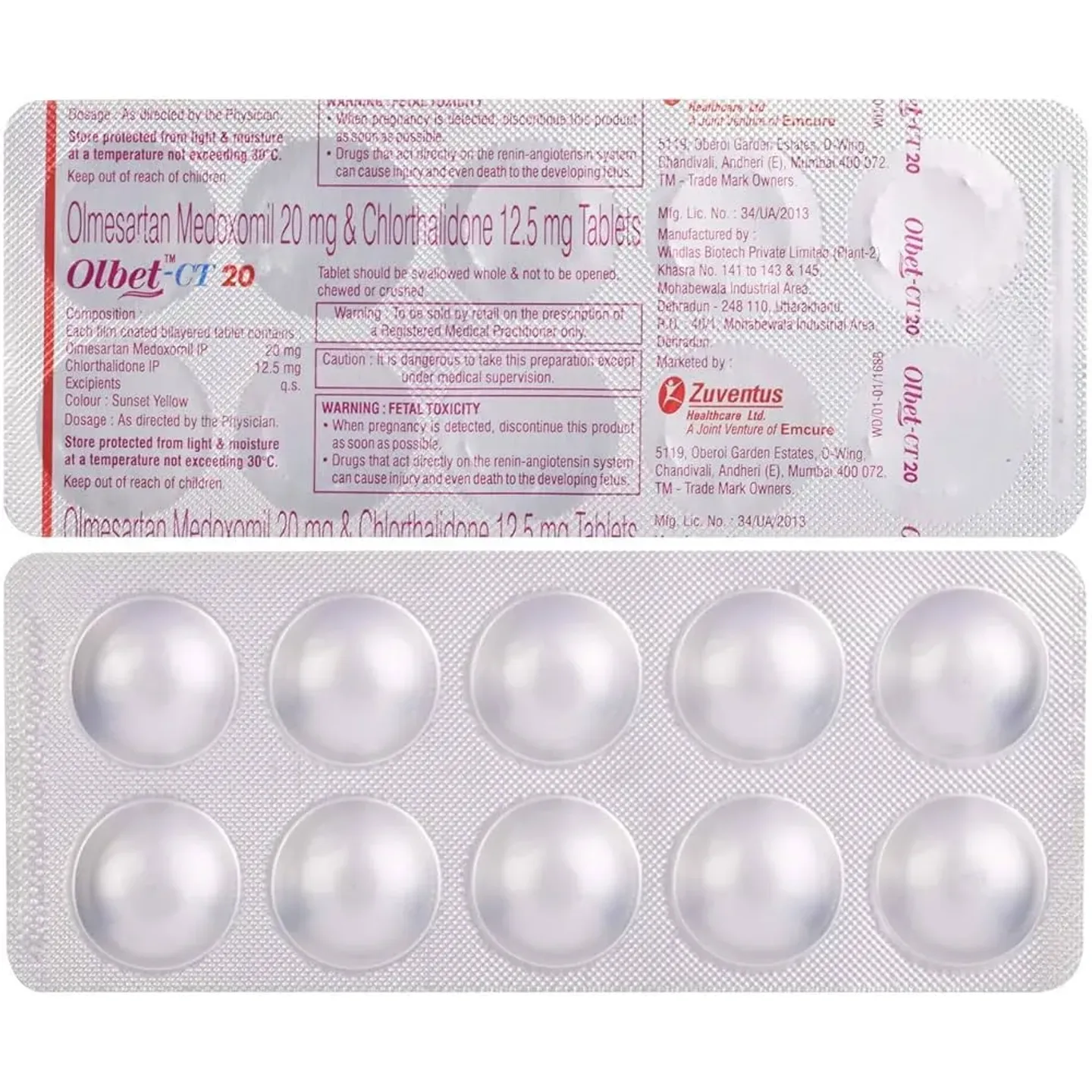 Olbet-ct 20 Tablet product image