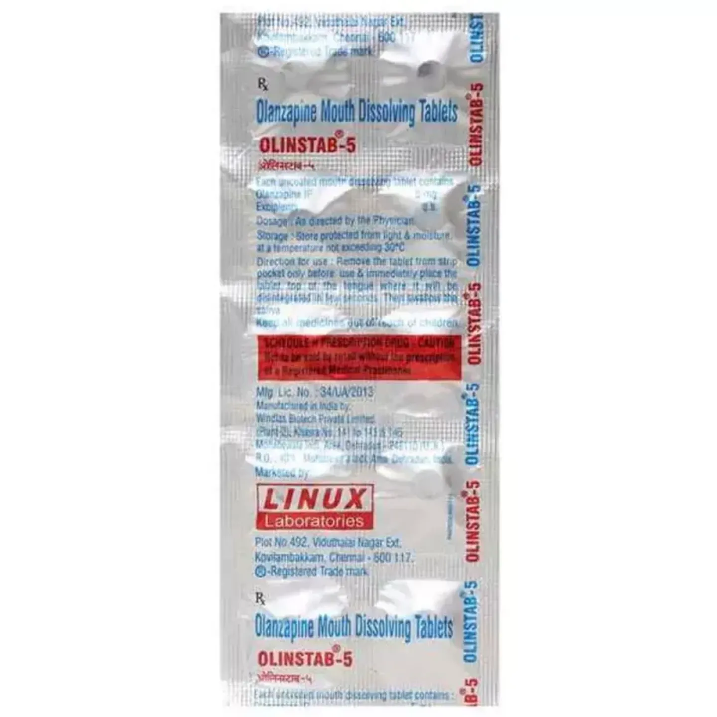 Olinstab 5mg Tablet product image