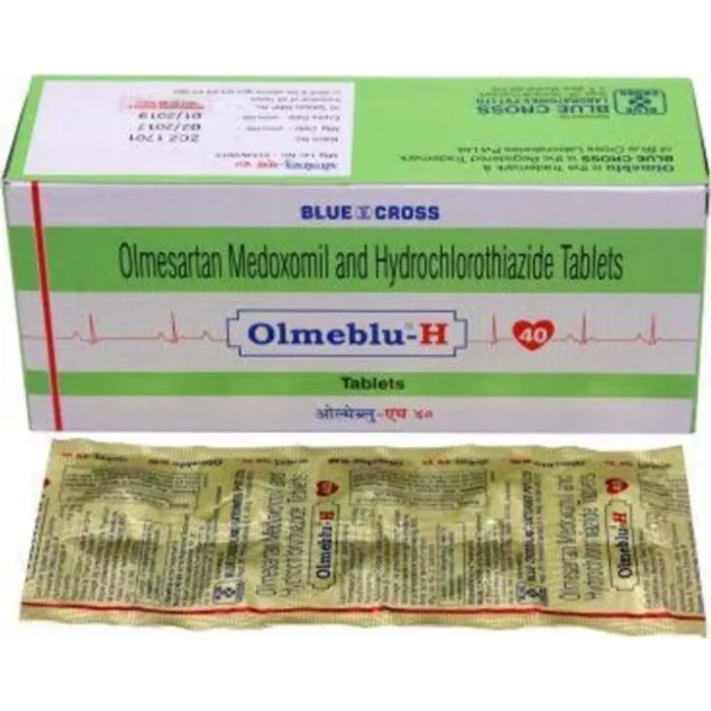 Olmeblue H 40mg Tablet product image