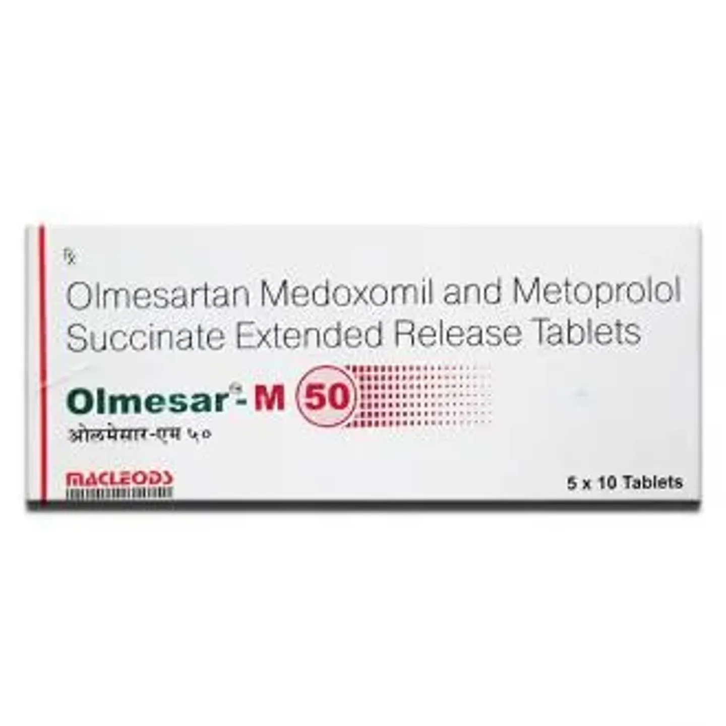 Olmesar M 50 Tablet product image