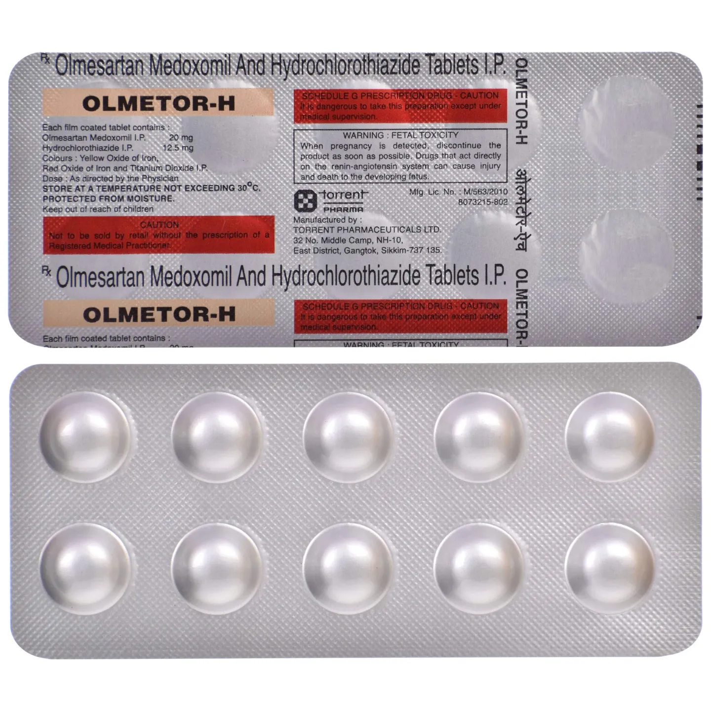 Olmetor H 20 Tablet product image