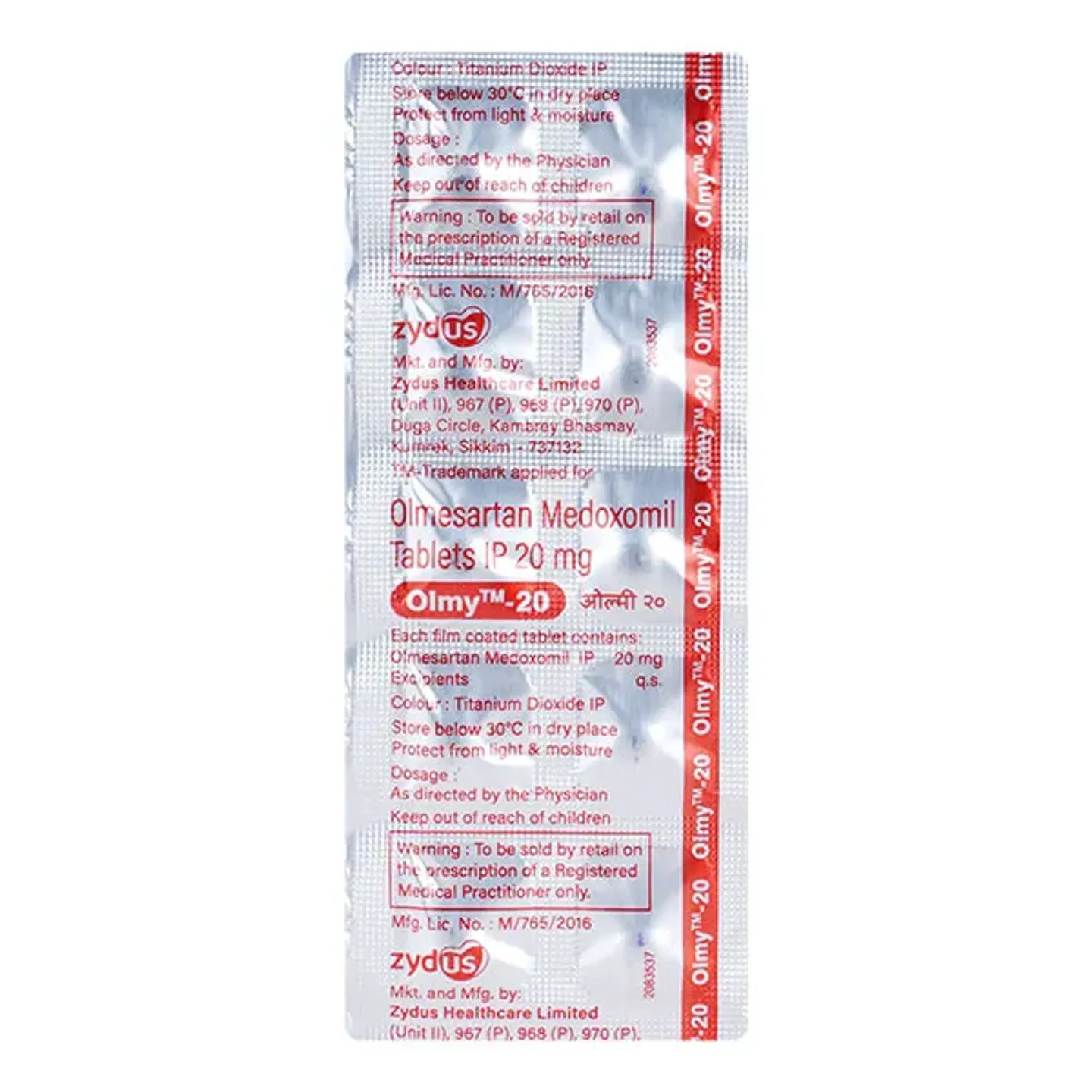 Olmy 20 Tablet product image