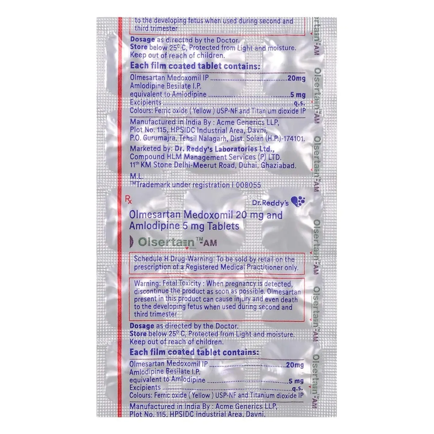 Olsertain-am 40 Tablet product image