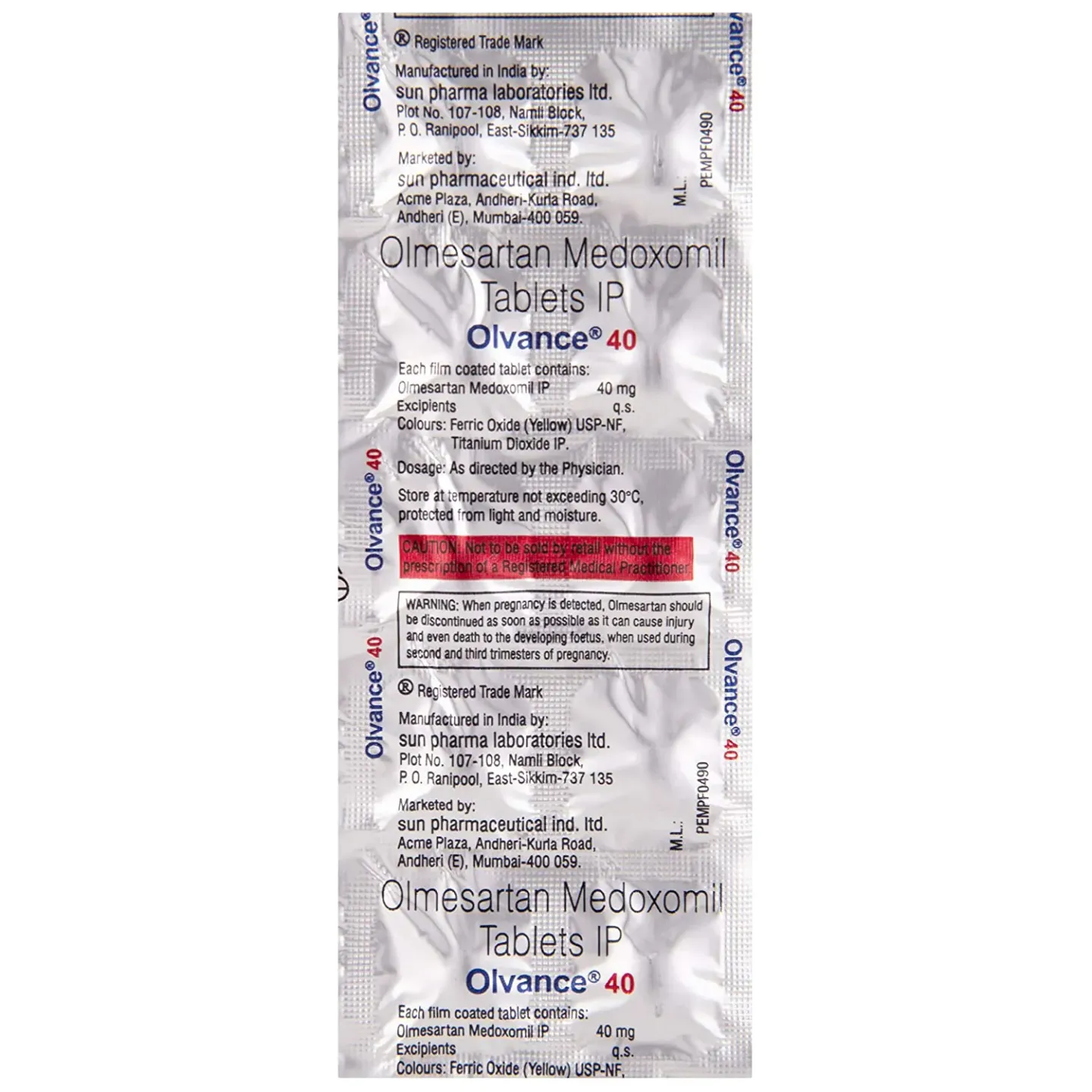 Olvance 40 Tablet product image