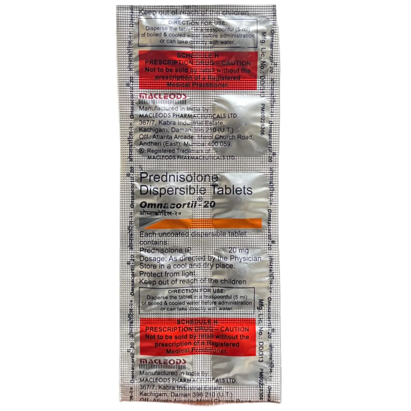 Omnacortil 20 Tablet product image