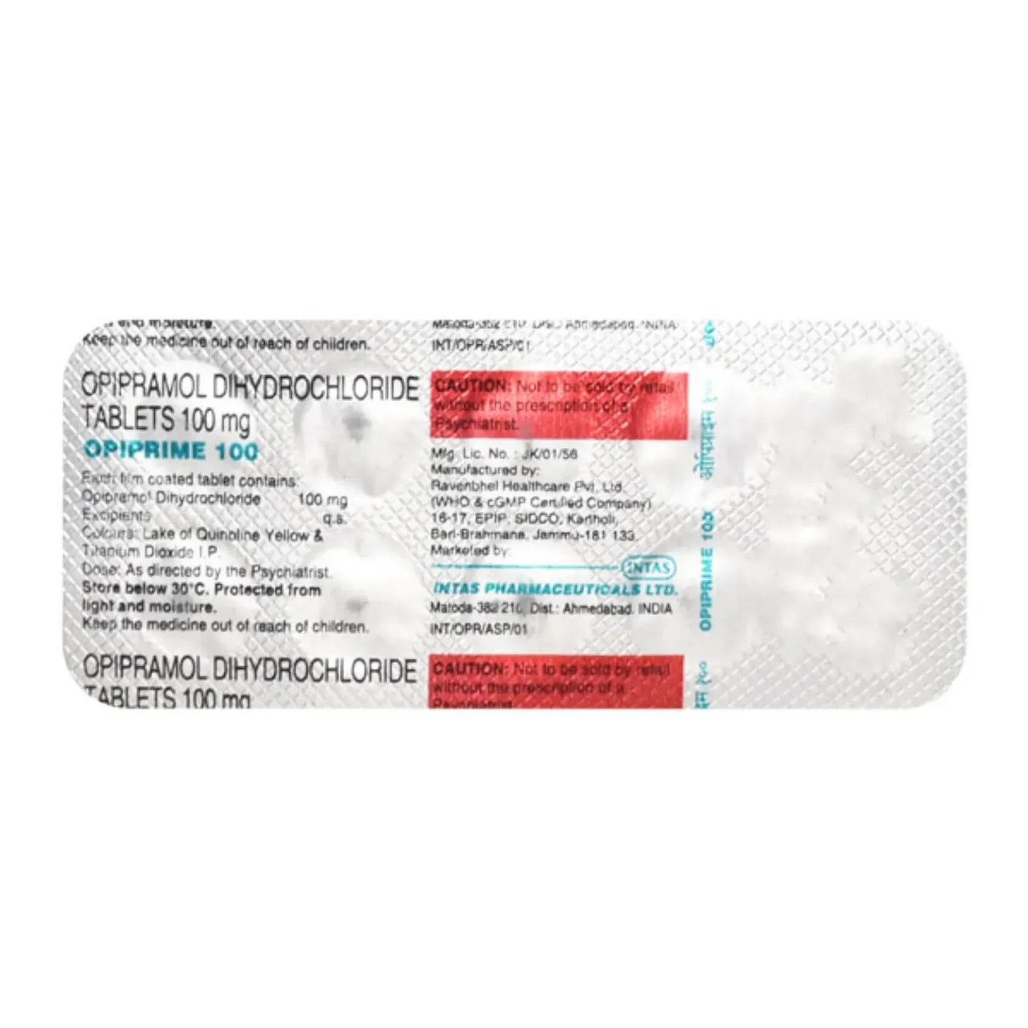 Opiprime 100 Tablet product image