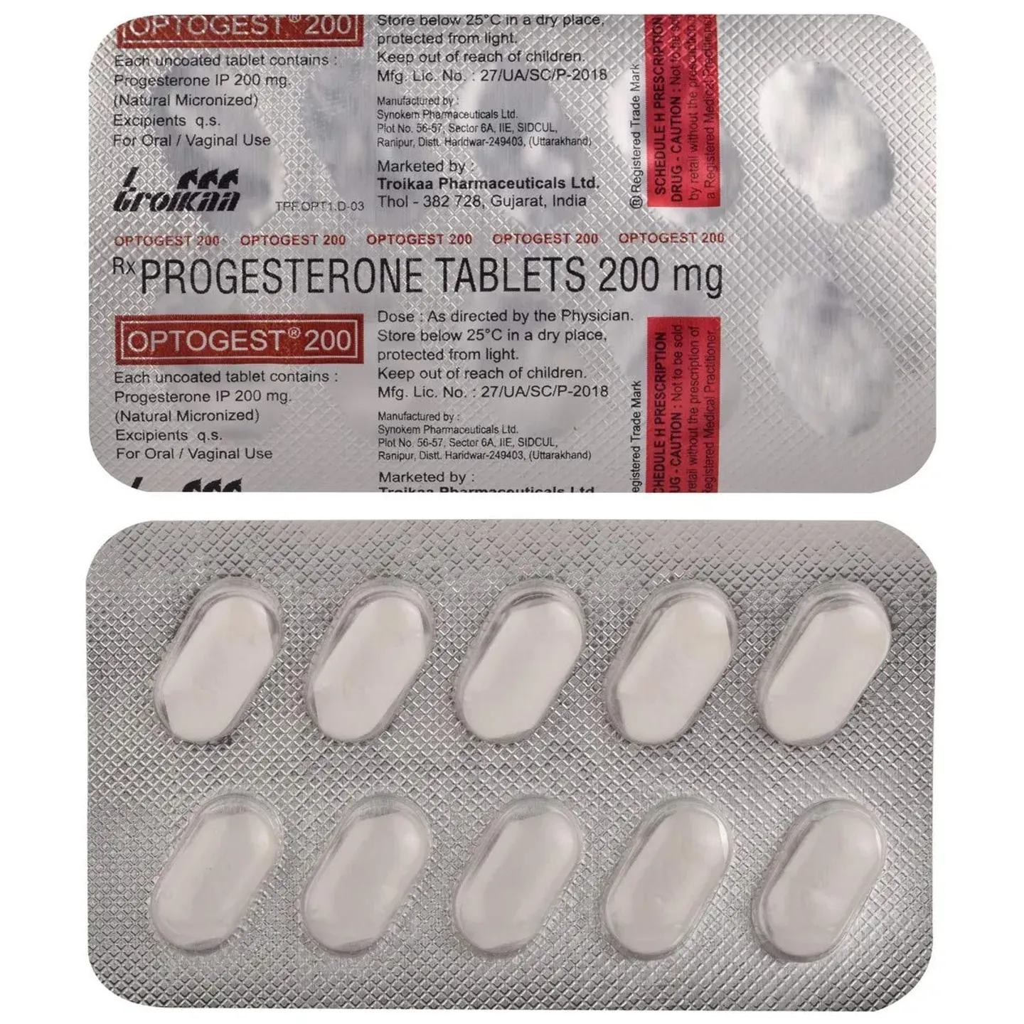 Optogest 200mg Tablet product image