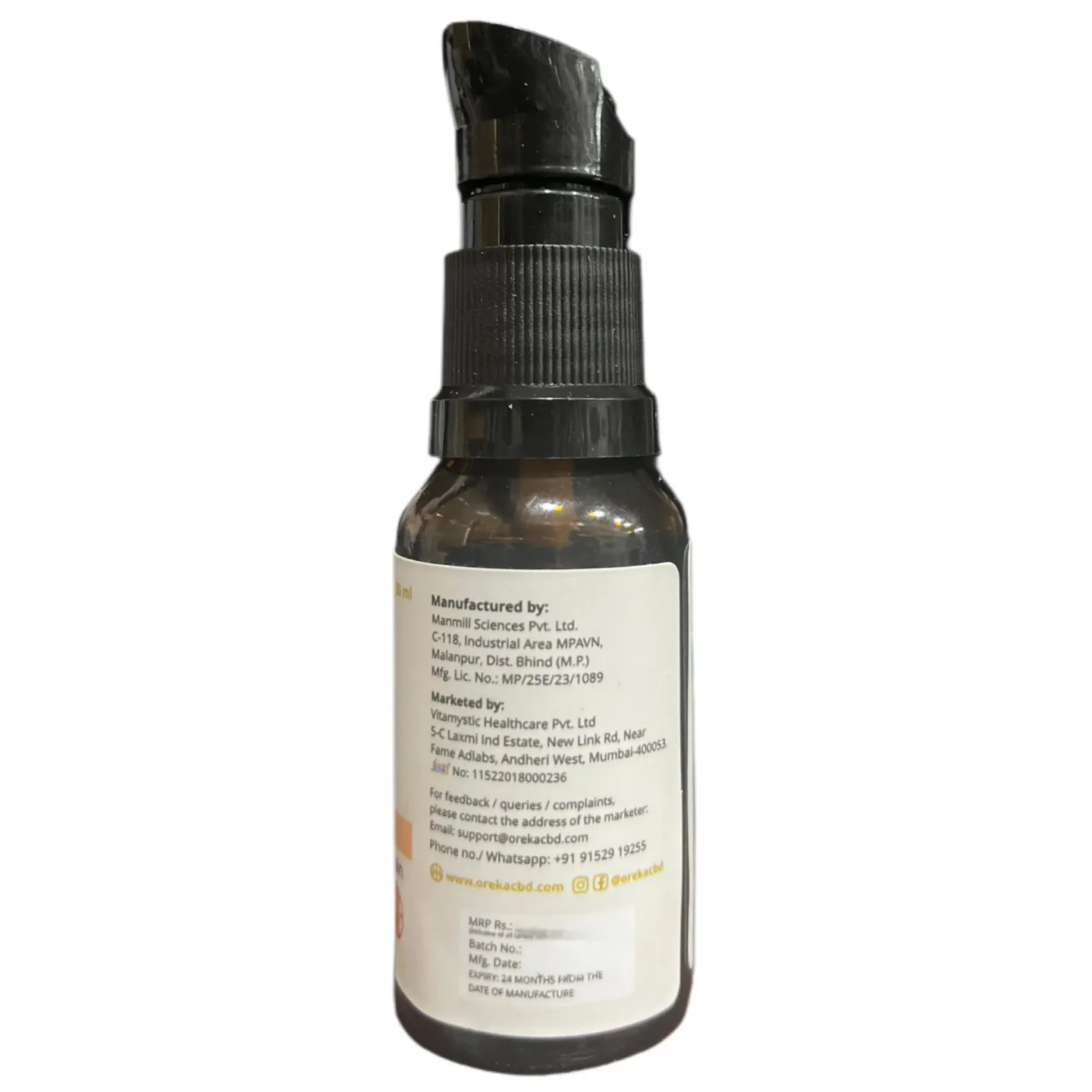 Oreka+ Pain Relief Oil 20ml product image