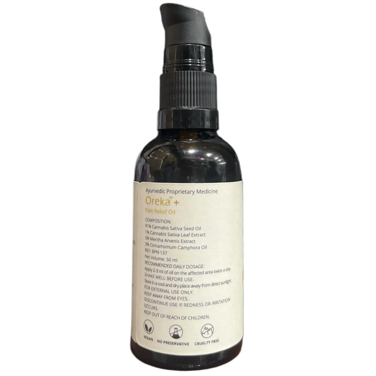 Oreka+ Pain Relief Oil 50ml product image