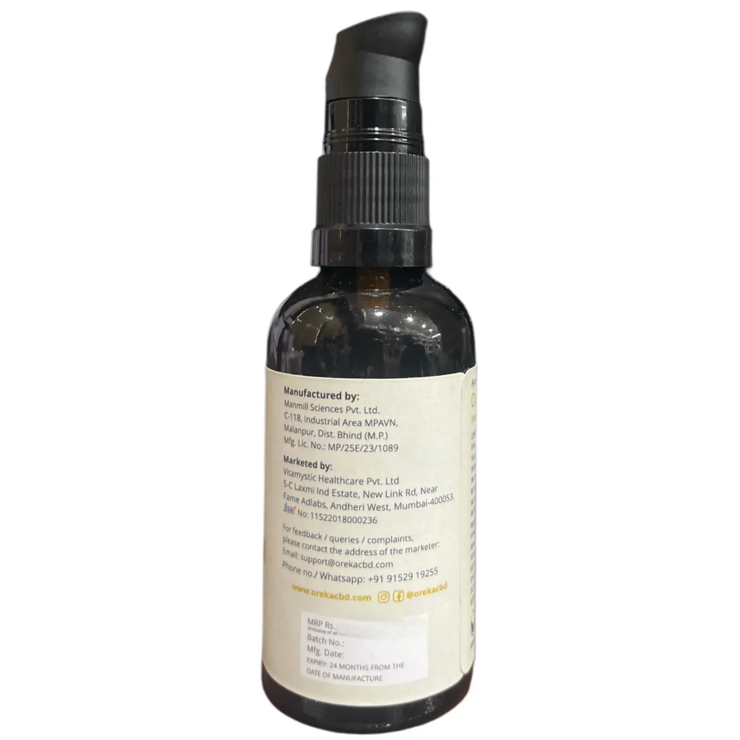 Oreka+ Pain Relief Oil 50ml product image