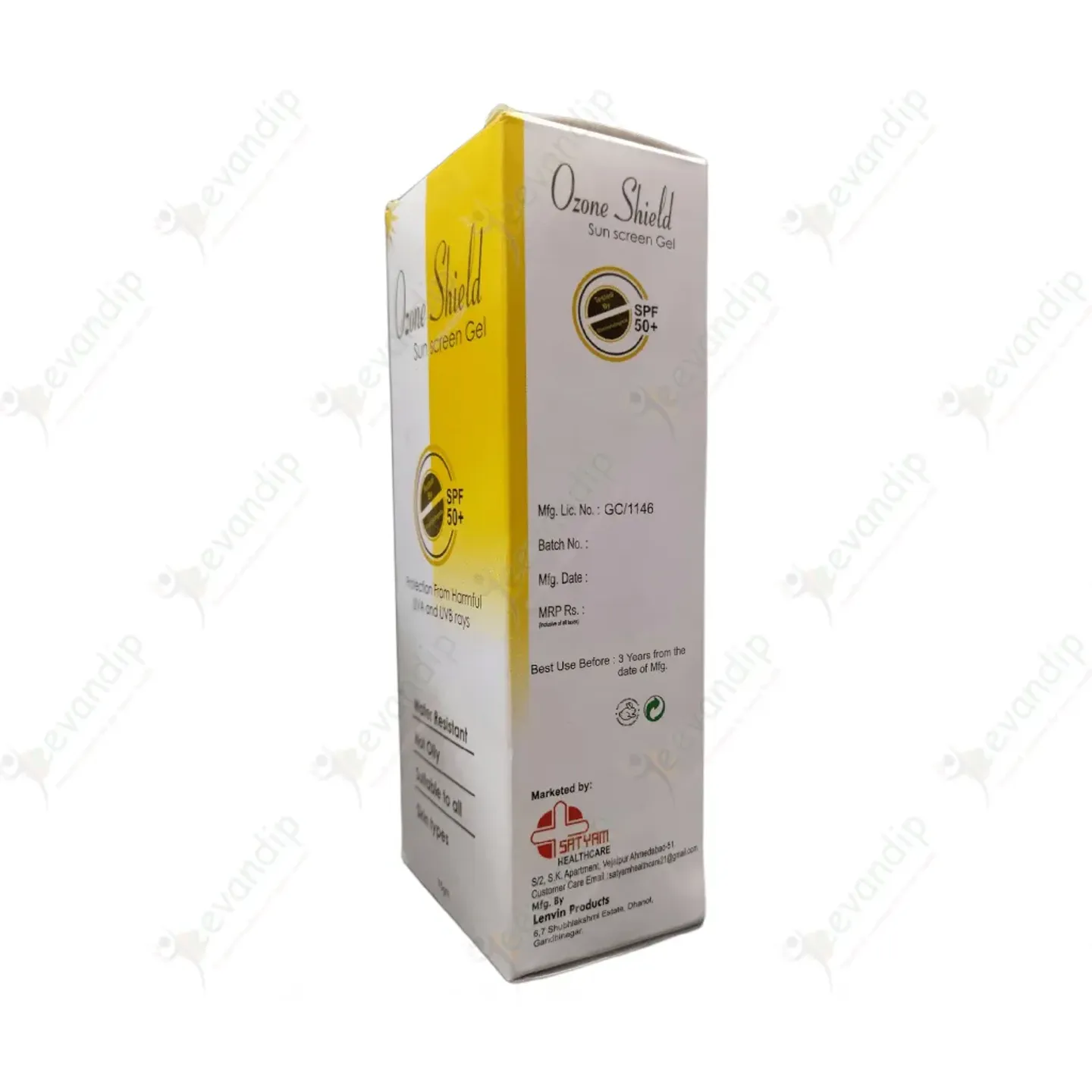 Ozone Shield Sunscreen Gel Spf 50 product image