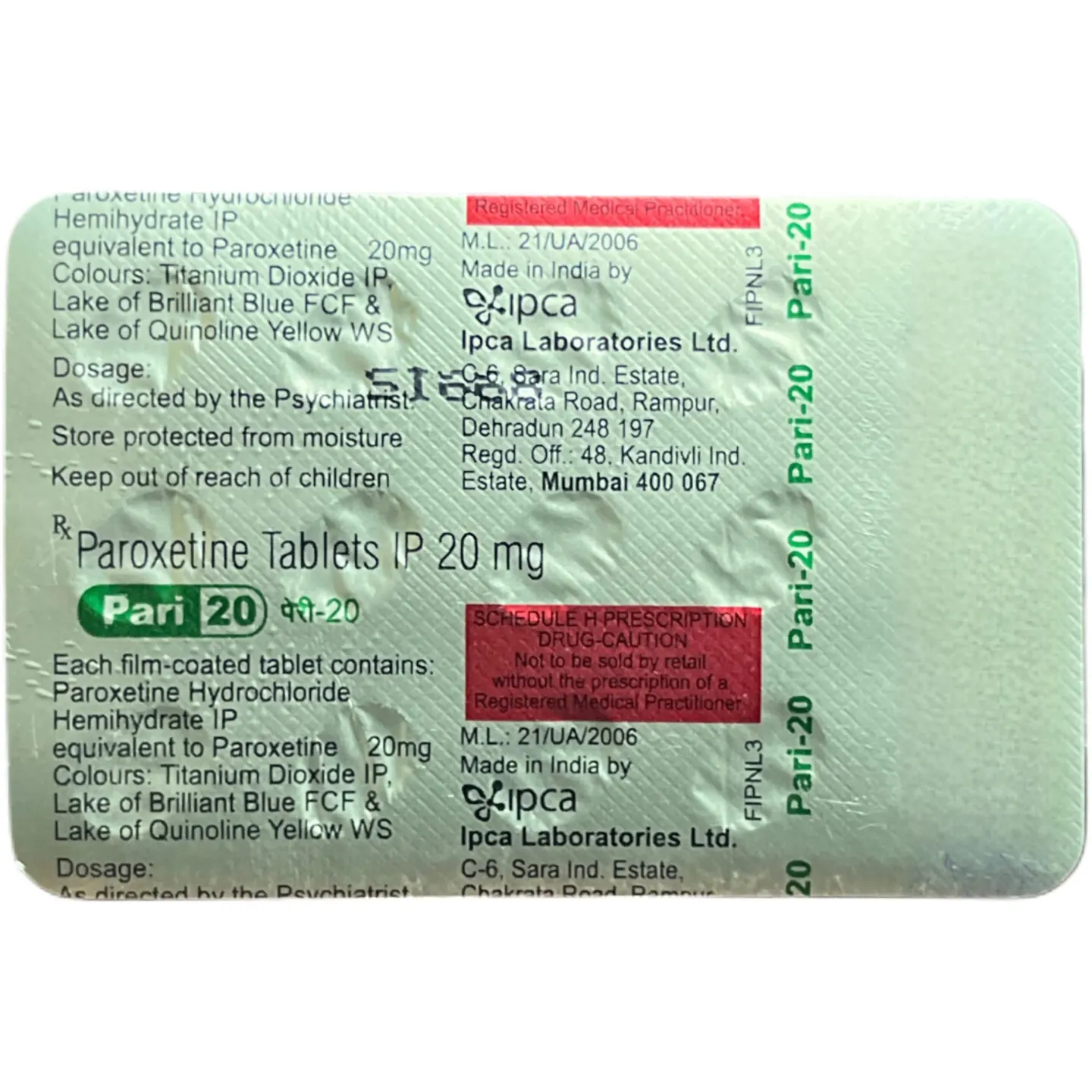 Pari 20 Tablet product image