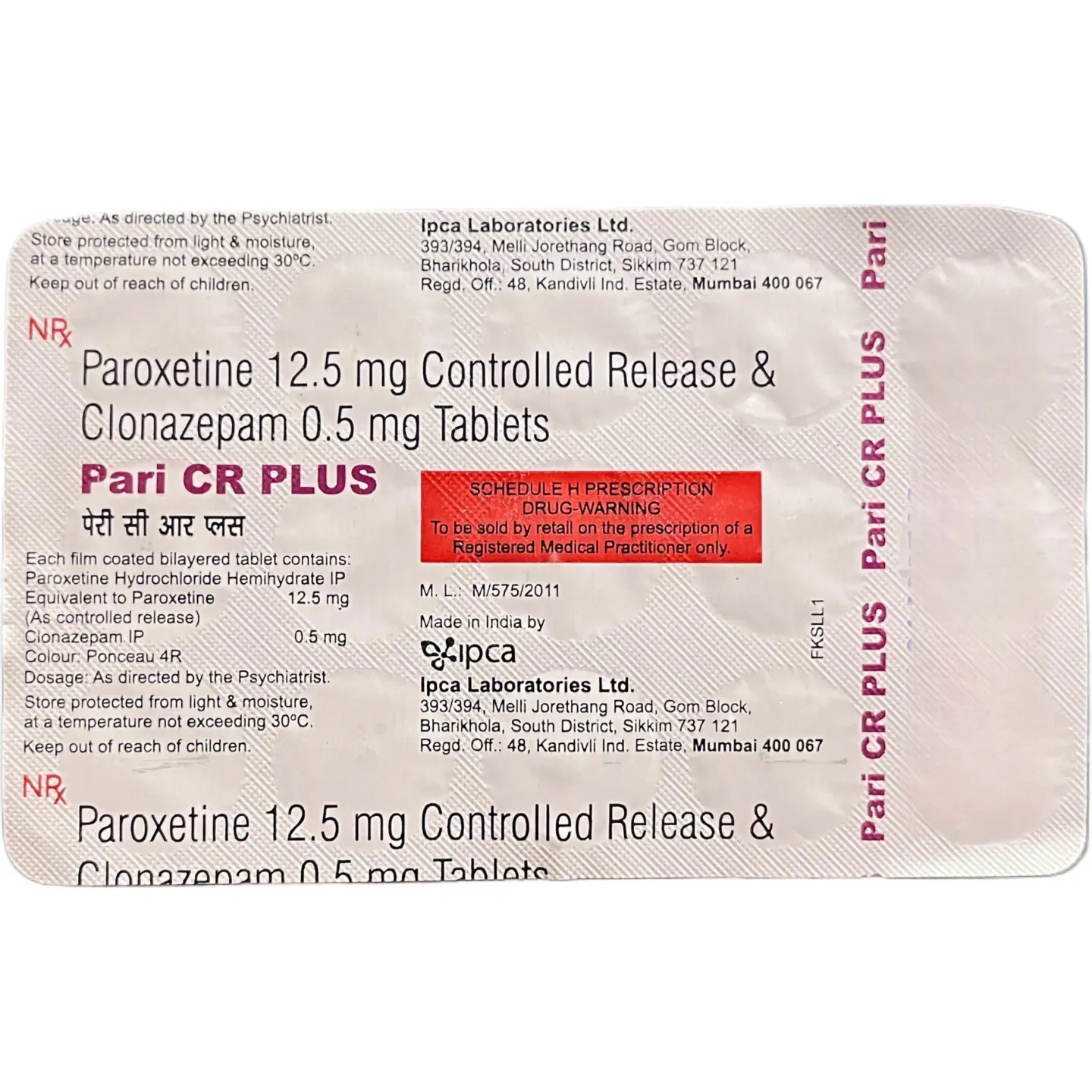 Pari Cr Plus Tablet product image