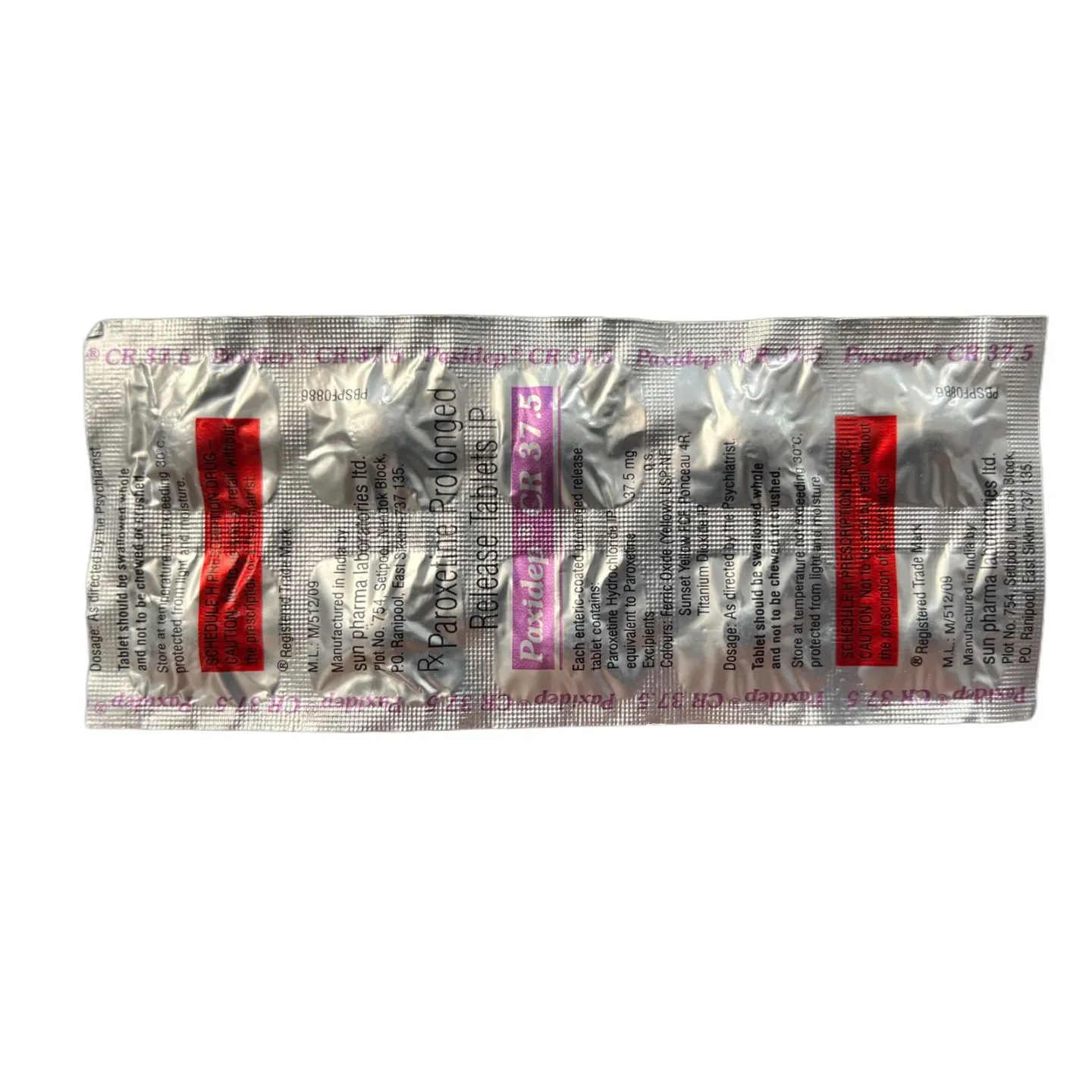 Paxidep Cr 37.5 Tablet product image