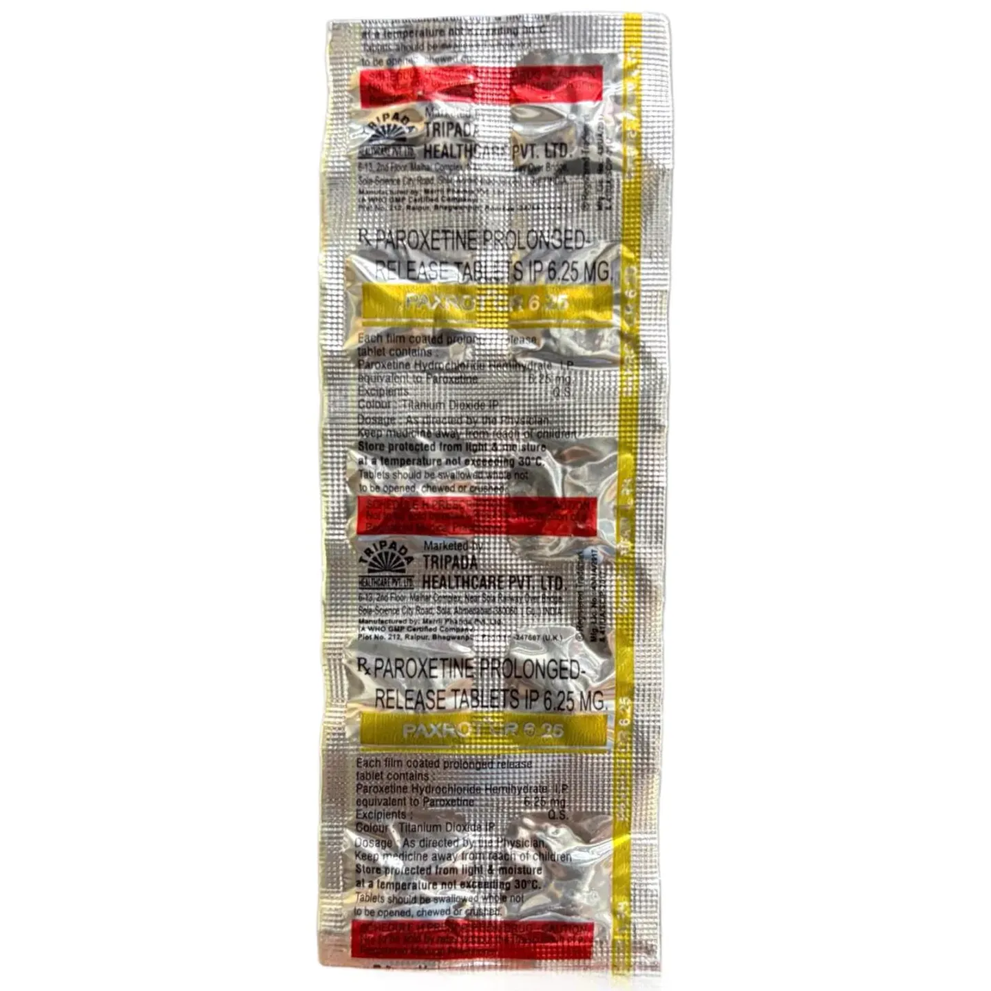 Paxrot Cr 6.25 Tablet product image