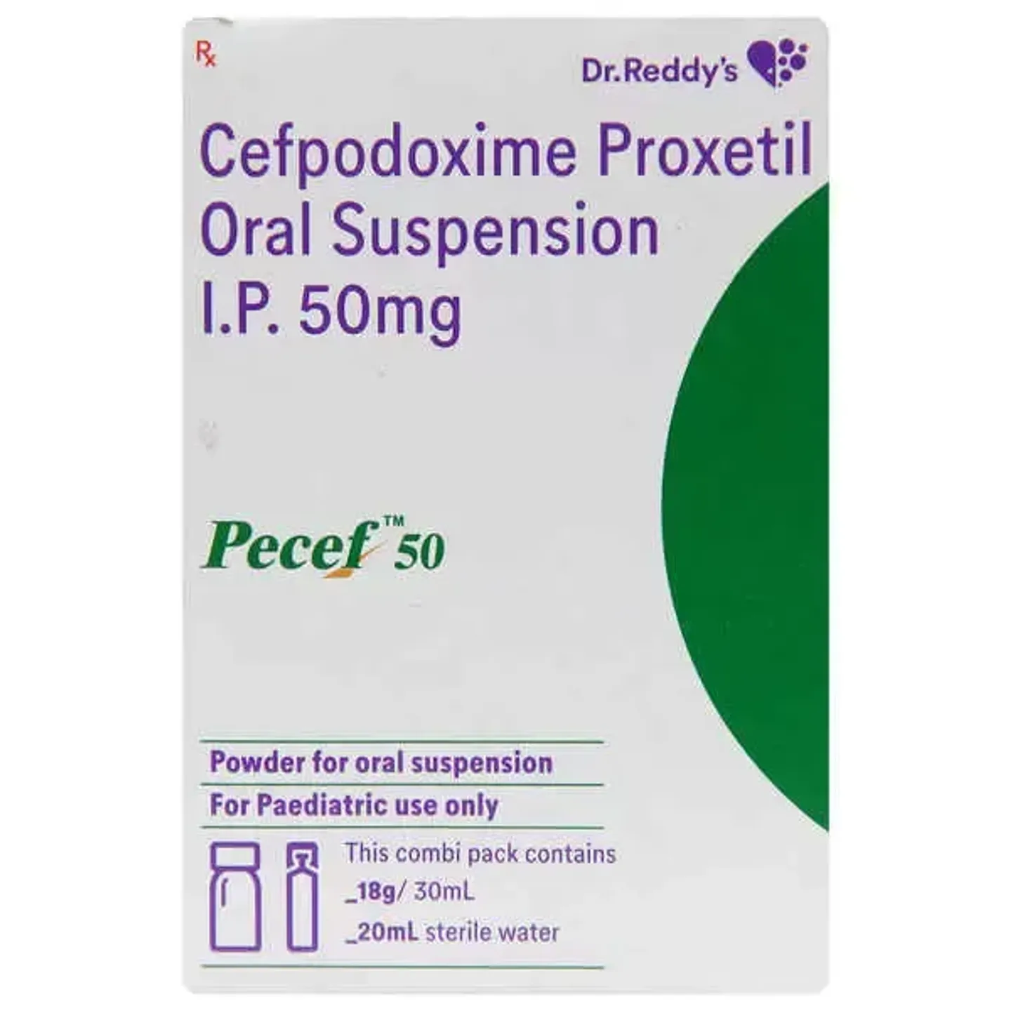 Pecef 50mg Suspension product image